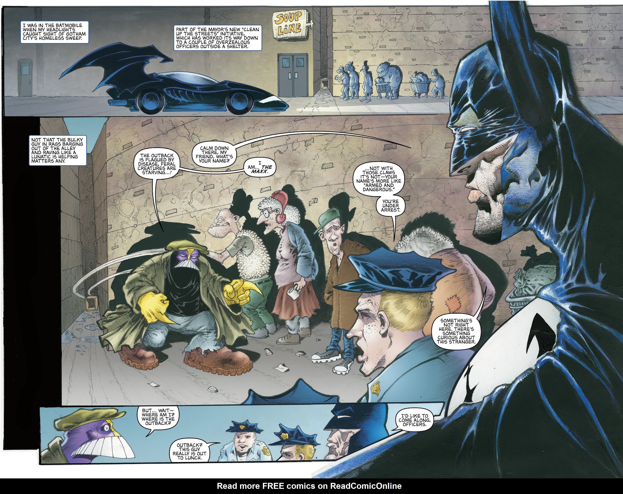 Read online Batman/The Maxx: Arkham Dreams comic -  Issue #1 - 5