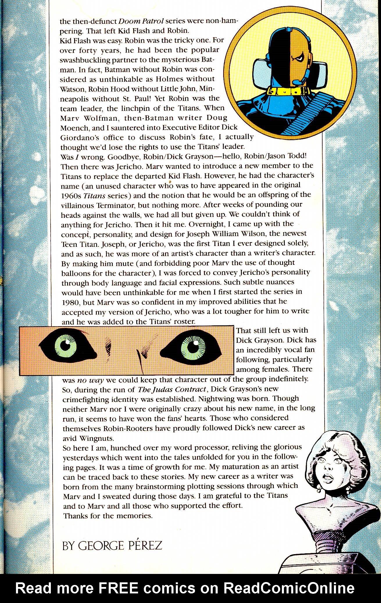 Read online The New Teen Titans: The Judas Contract comic -  Issue # TPB - 6