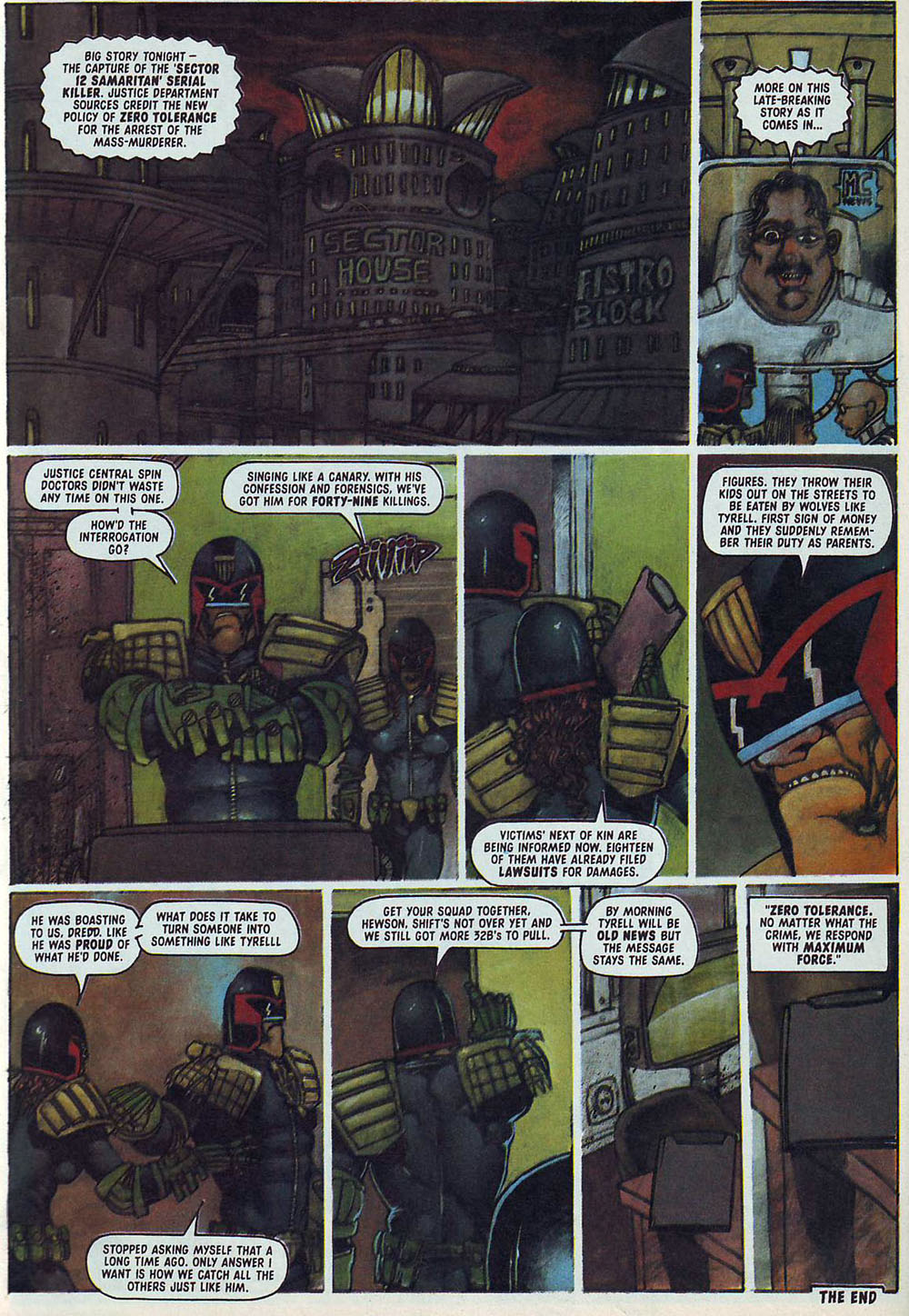 Read online Judge Dredd Megazine (vol. 3) comic -  Issue #32 - 36