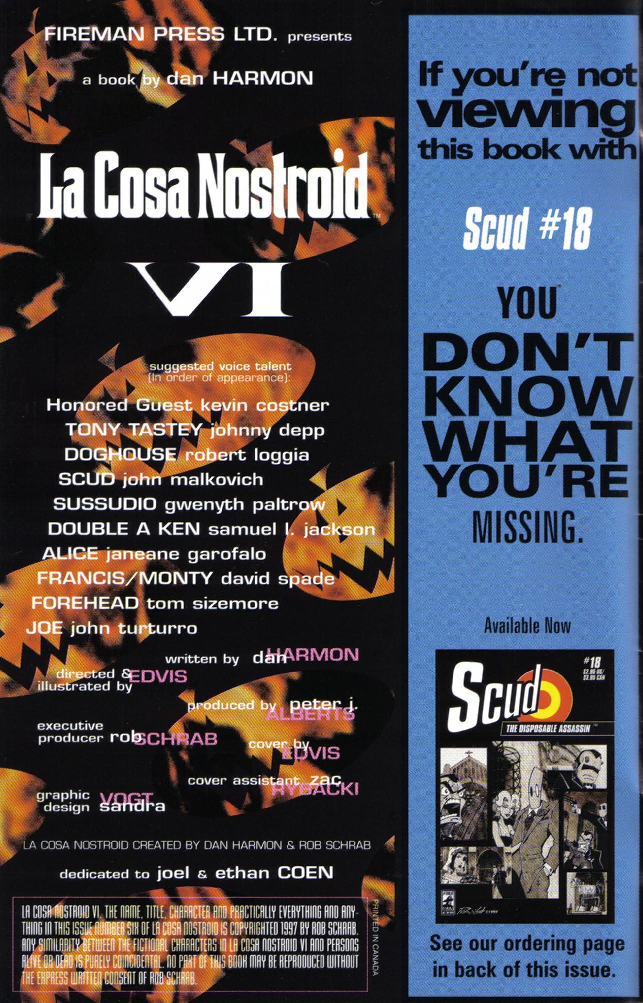 Read online La Cosa Nostroid comic -  Issue #6 - 2