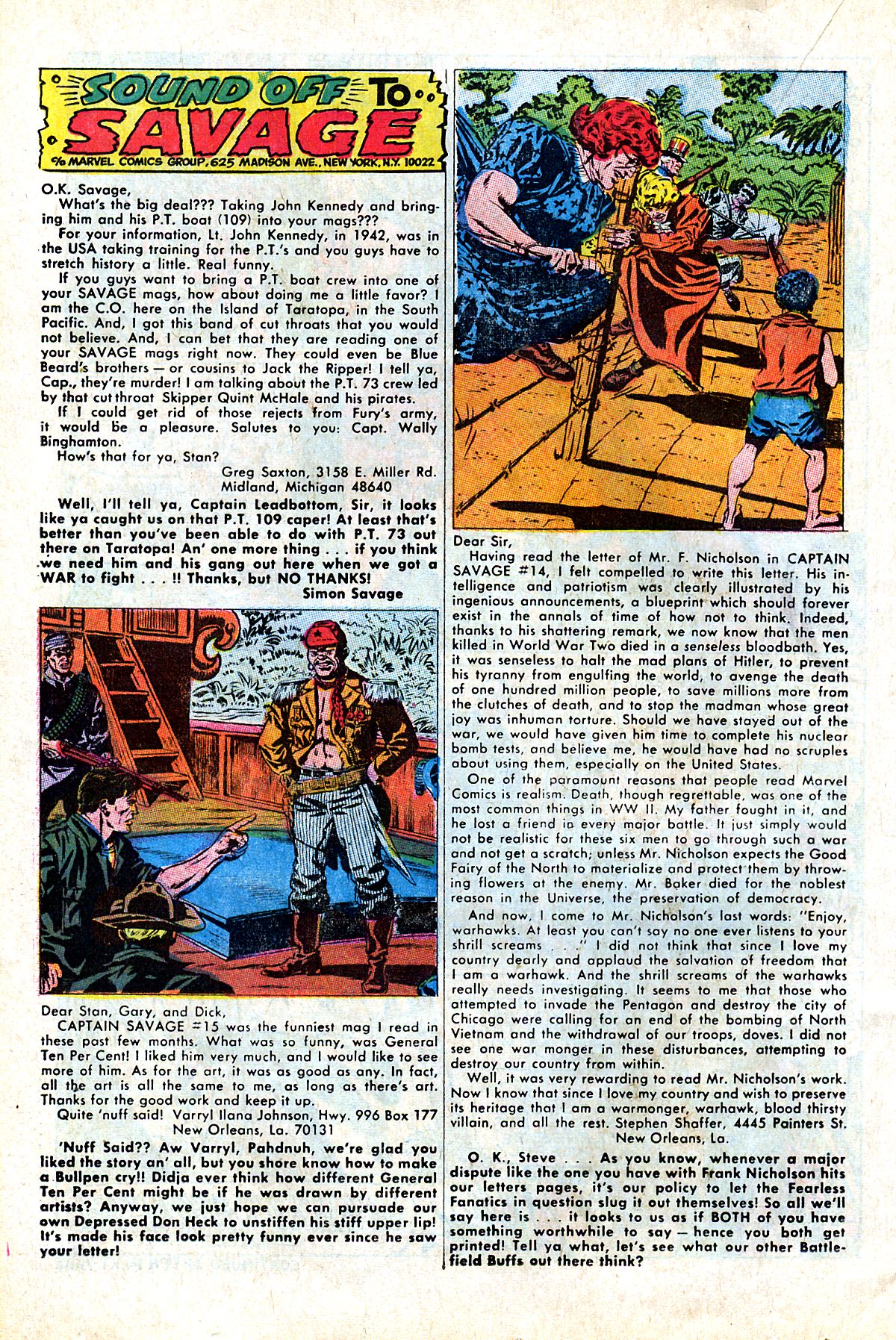 Read online Captain Savage and his Leatherneck Raiders comic -  Issue #17 - 22