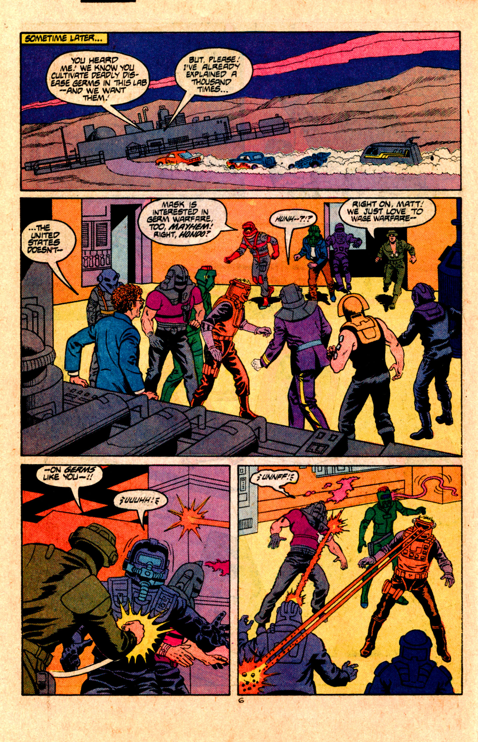 Read online MASK (1987) comic -  Issue #7 - 10