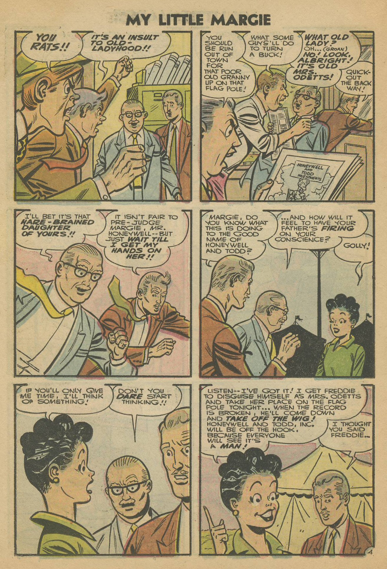 Read online My Little Margie (1954) comic -  Issue #12 - 22