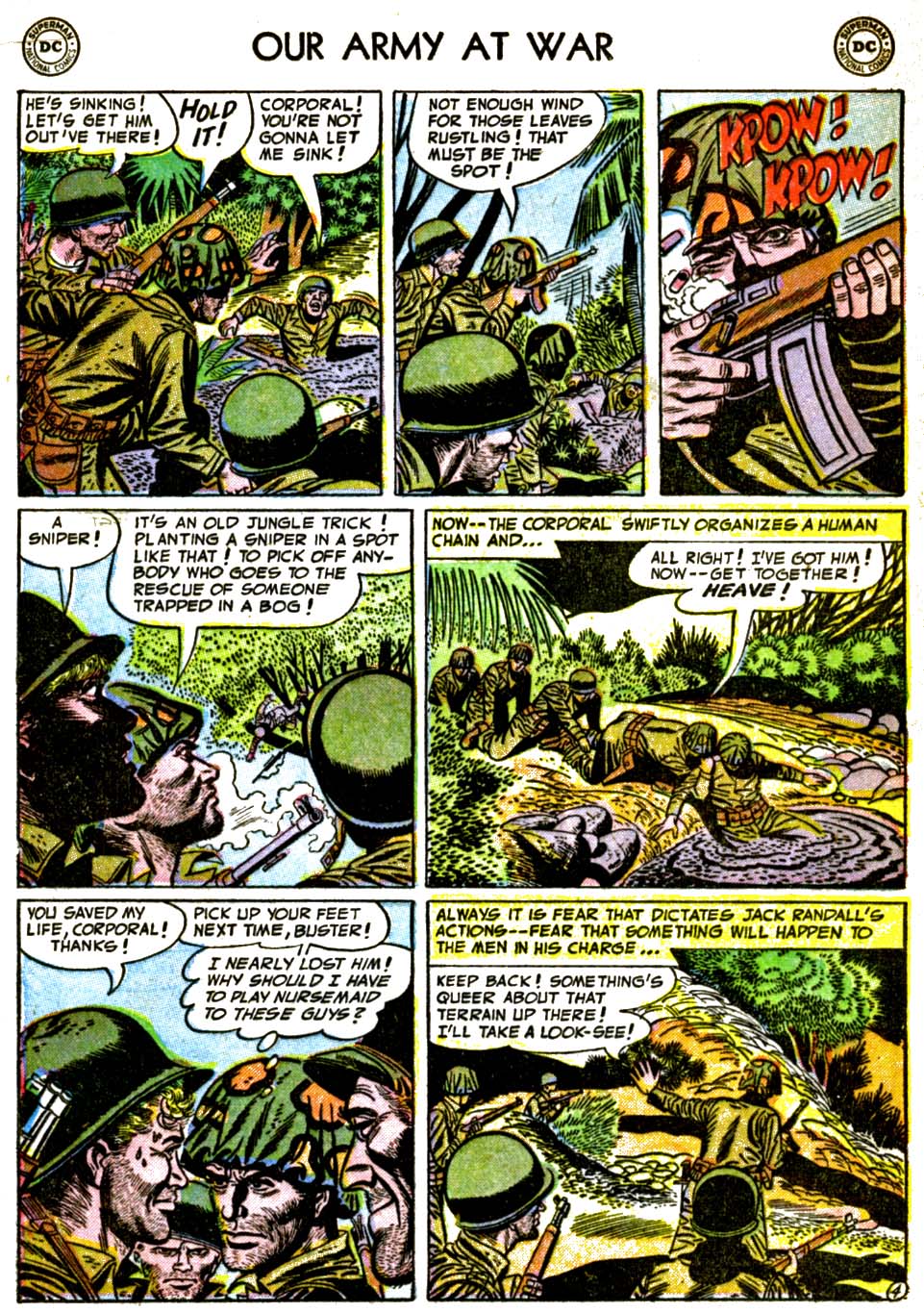 Read online Our Army at War (1952) comic -  Issue #19 - 16