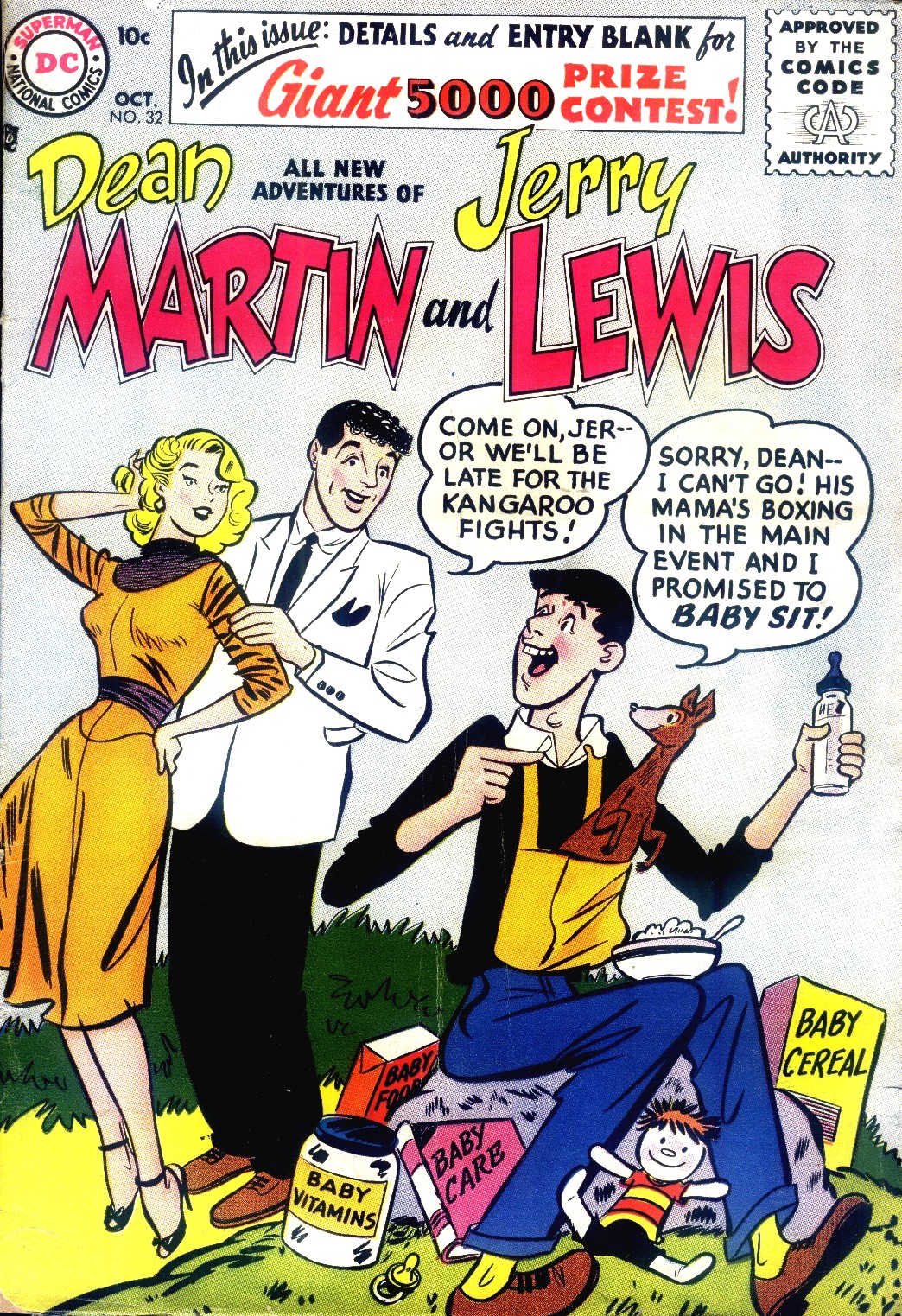 Read online The Adventures of Dean Martin and Jerry Lewis comic -  Issue #32 - 1