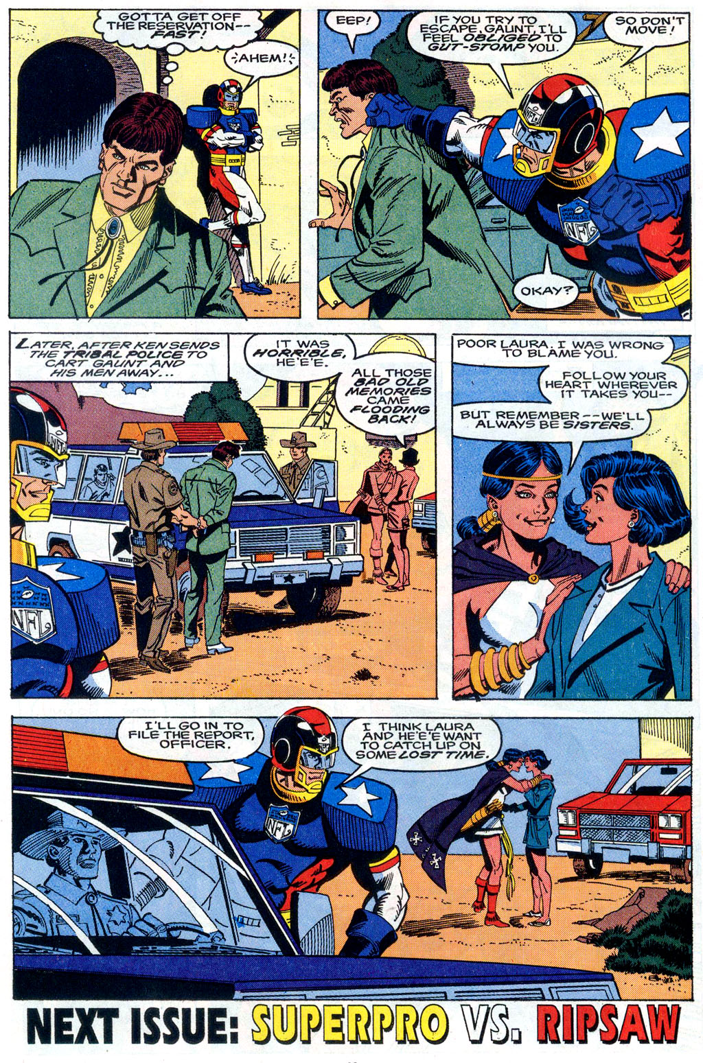 Read online NFL SuperPro comic -  Issue #6 - 23