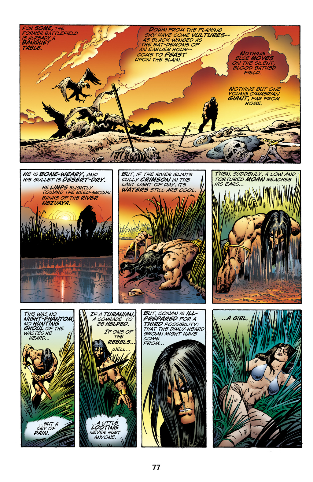 Read online The Chronicles of Conan comic -  Issue # TPB 5 (Part 1) - 74