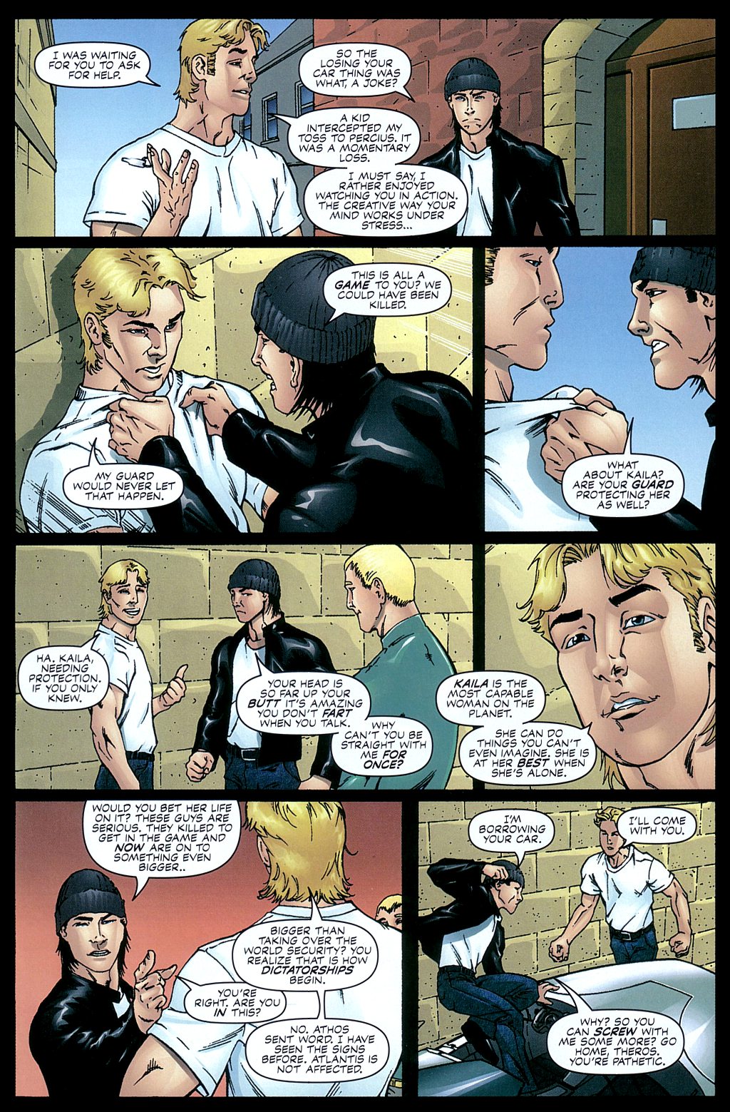 Read online Black Tide (2002) comic -  Issue #6 - 21