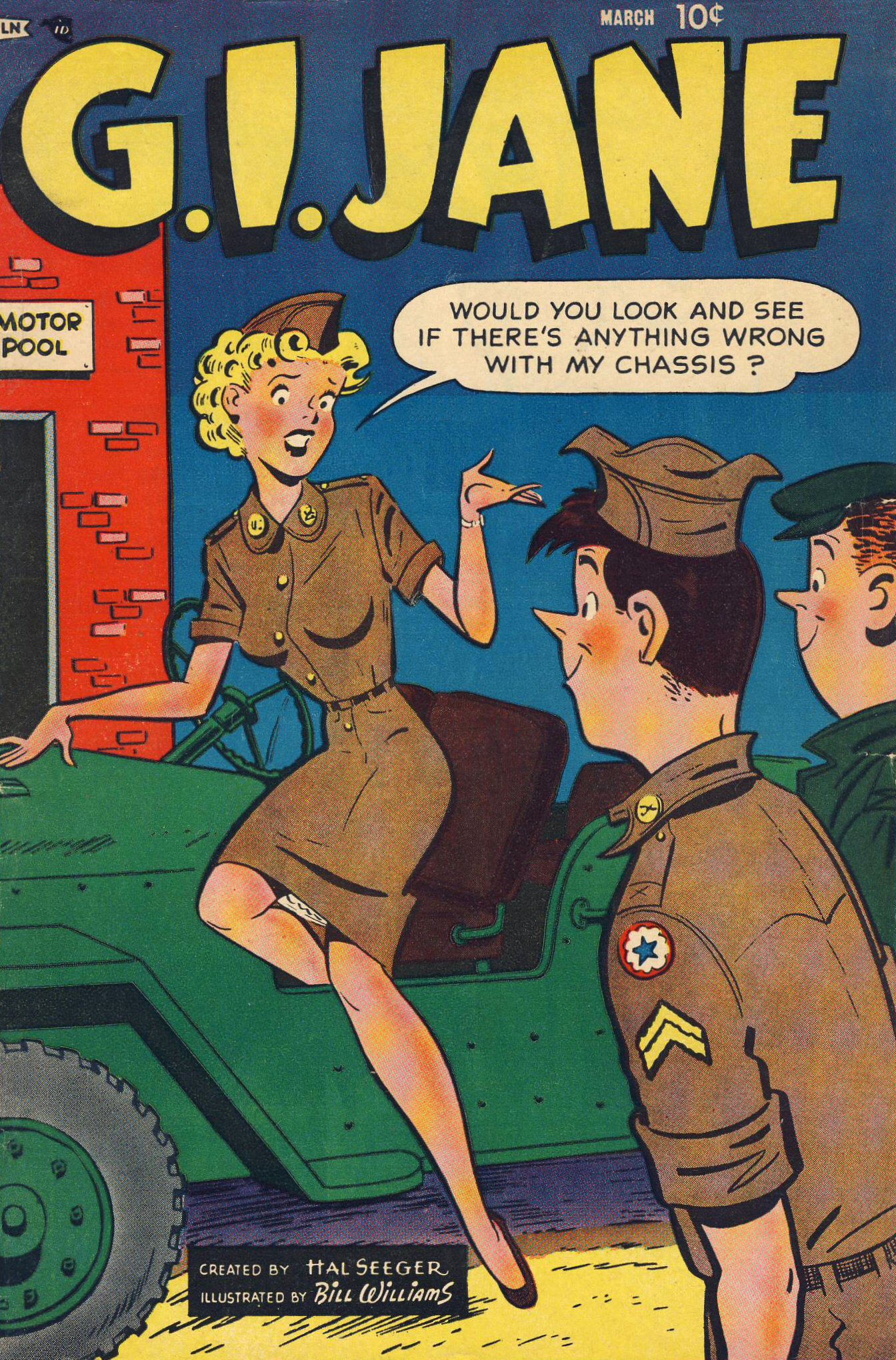 Read online G. I. Jane (1953) comic -  Issue #6 - 1