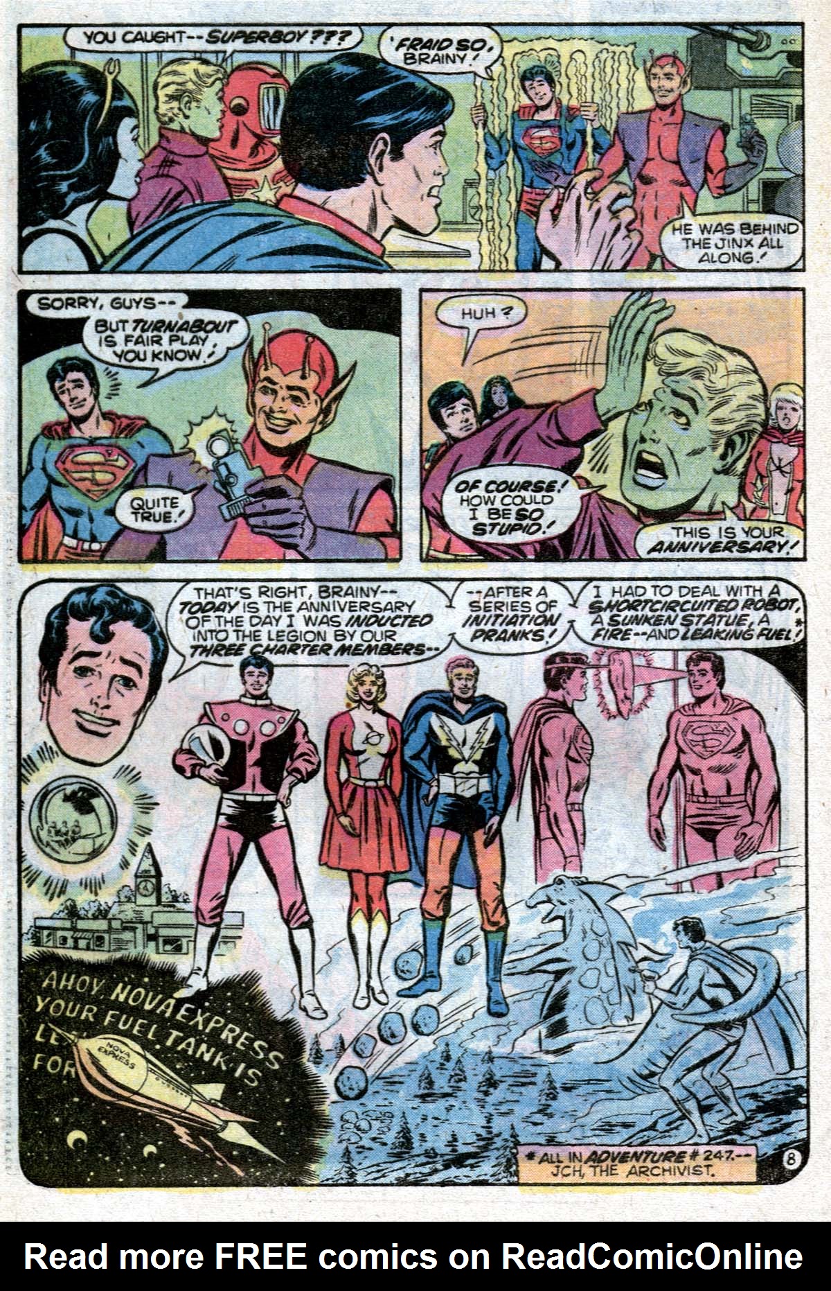 Read online Superboy and the Legion of Super-Heroes (1977) comic -  Issue #247 - 22