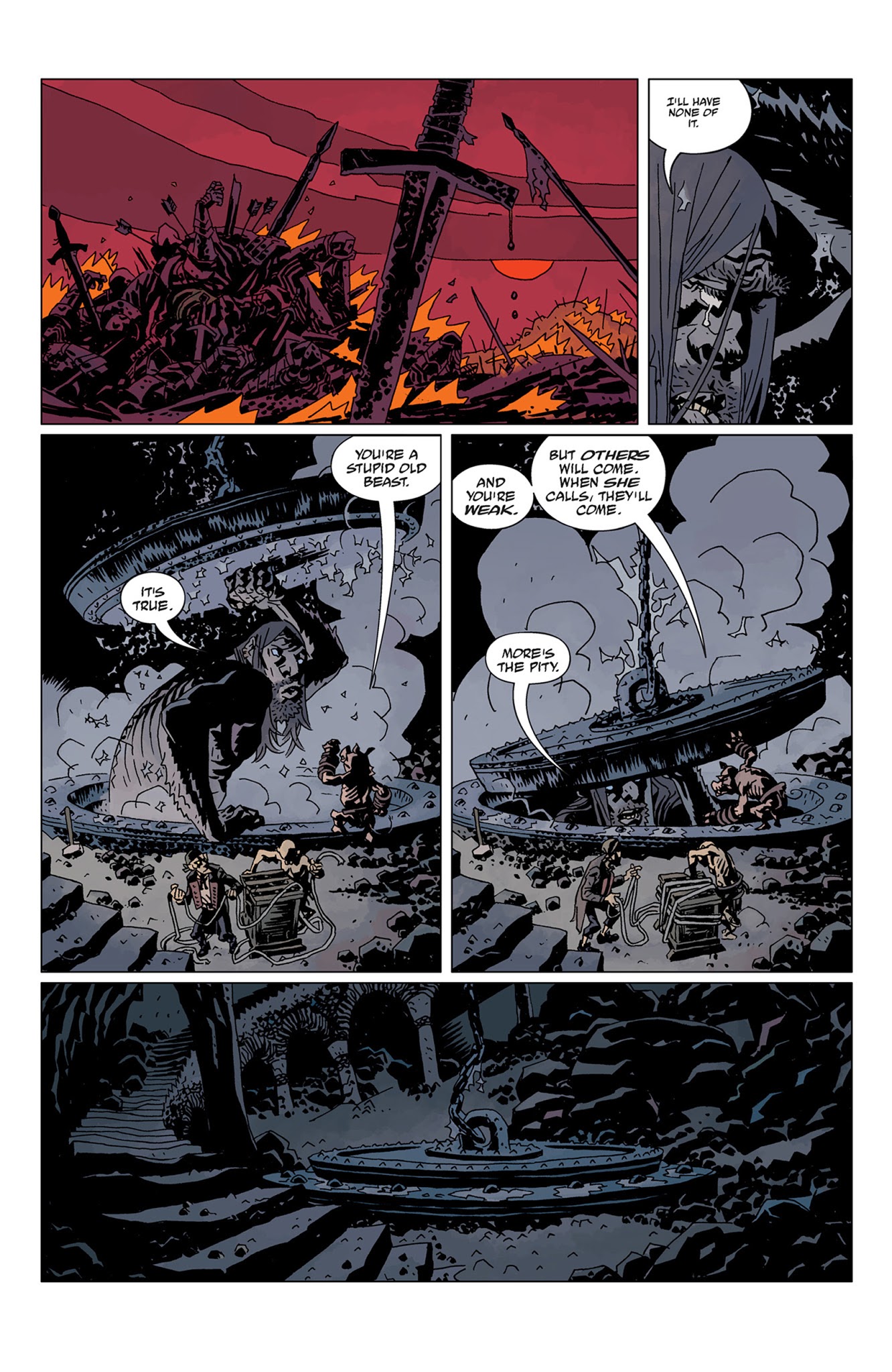 Read online Hellboy: Darkness Calls comic -  Issue # TPB - 123