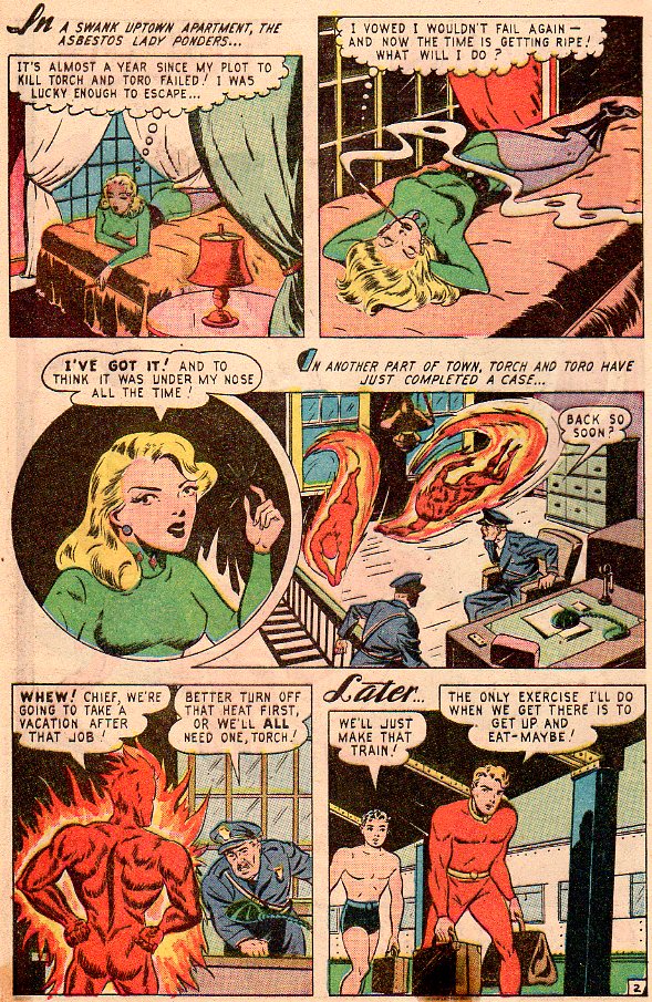 Read online The Human Torch (1940) comic -  Issue #27 - 3