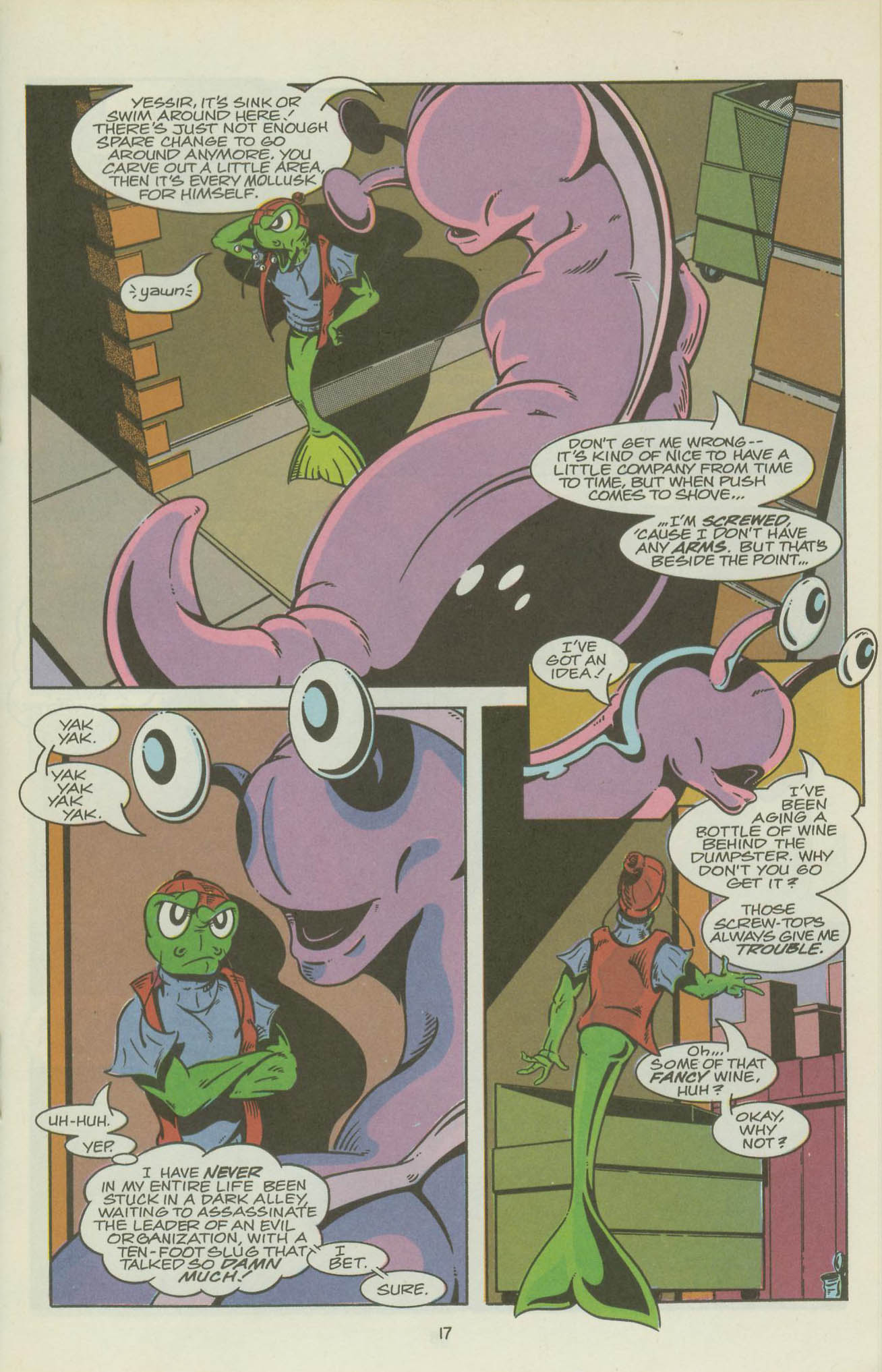 Read online The Fish Police comic -  Issue #17 - 19