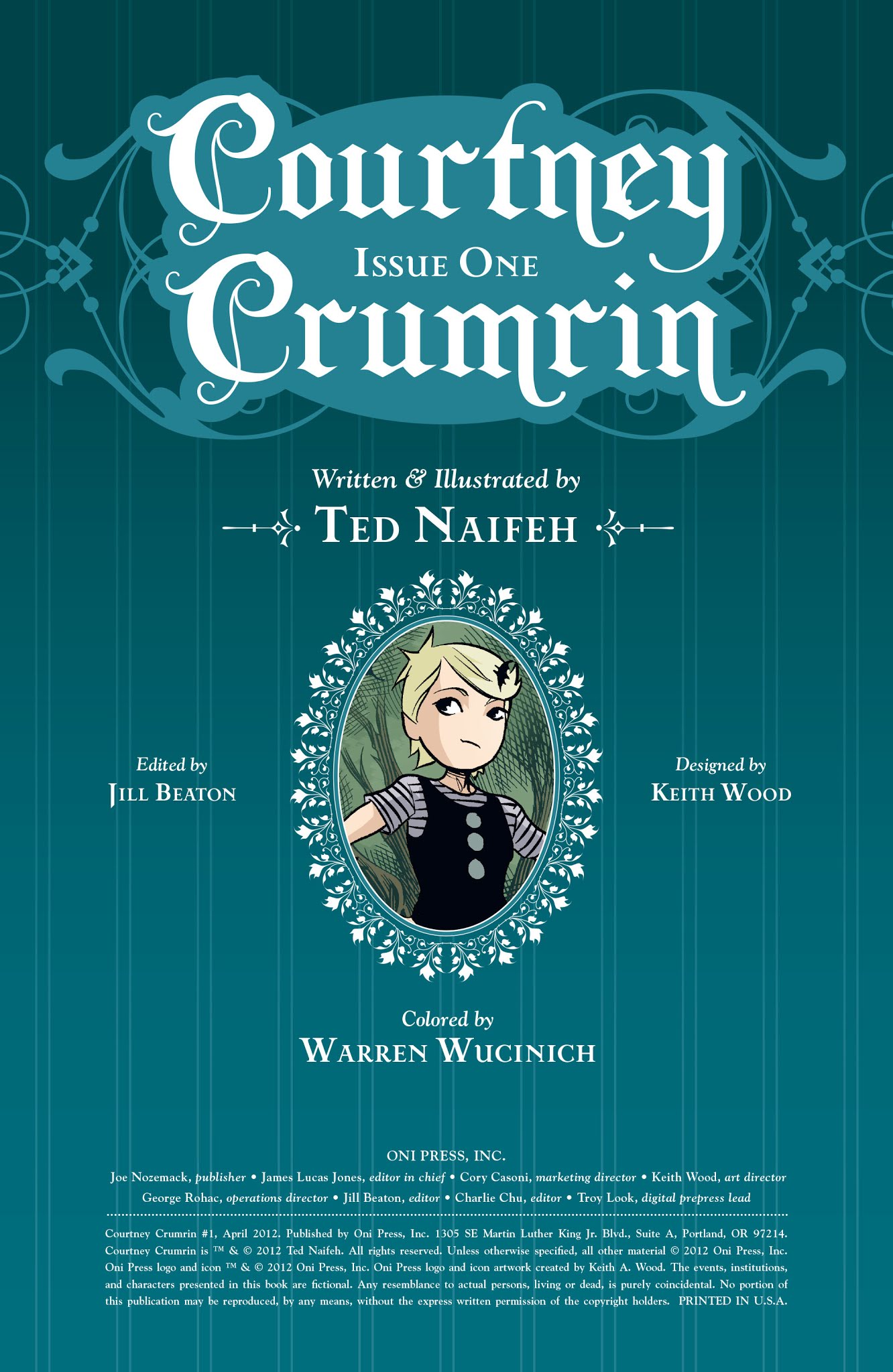 Read online Courtney Crumrin comic -  Issue #1 - 2