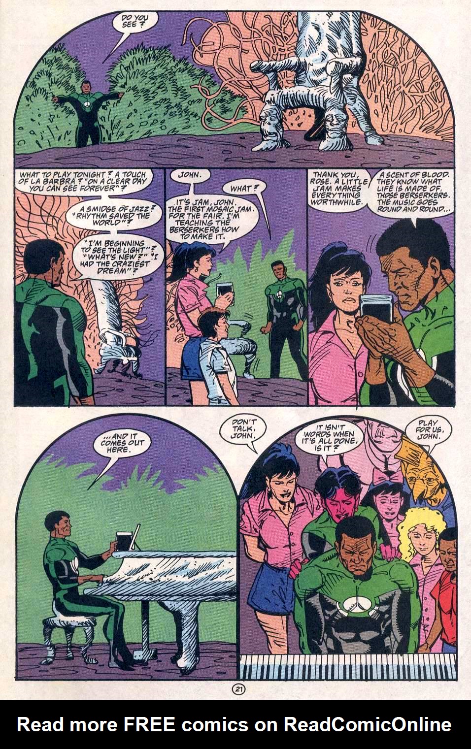 Read online Green Lantern: Mosaic comic -  Issue #18 - 24