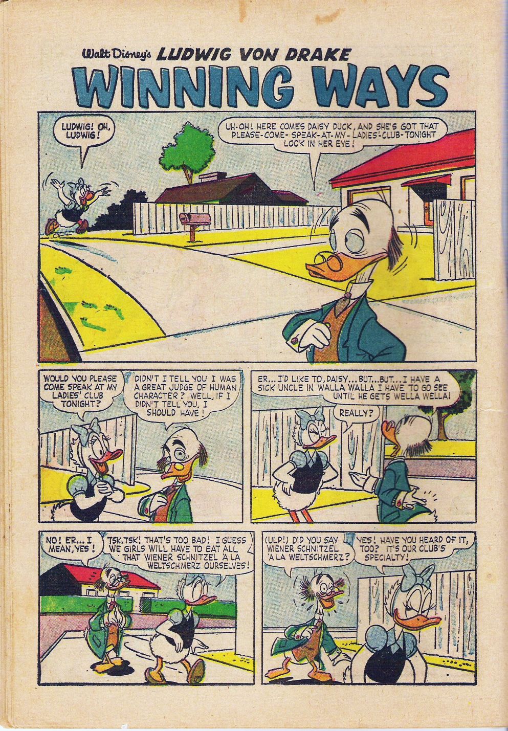 Read online Walt Disney's Ludwig Von Drake comic -  Issue #1 - 24