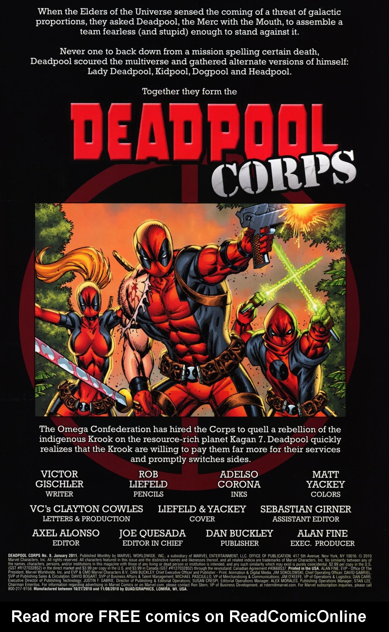 Read online Deadpool Corps (2010) comic -  Issue #8 - 2