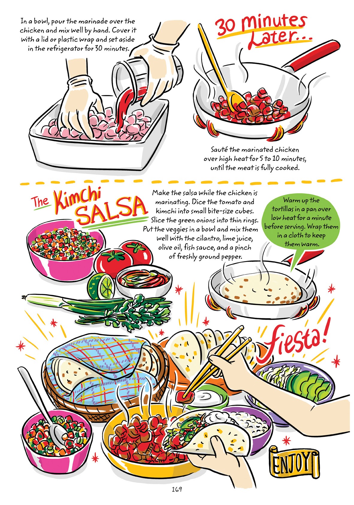 Read online Cook Korean! A Comic Book With Recipes comic -  Issue # TPB (Part 2) - 70