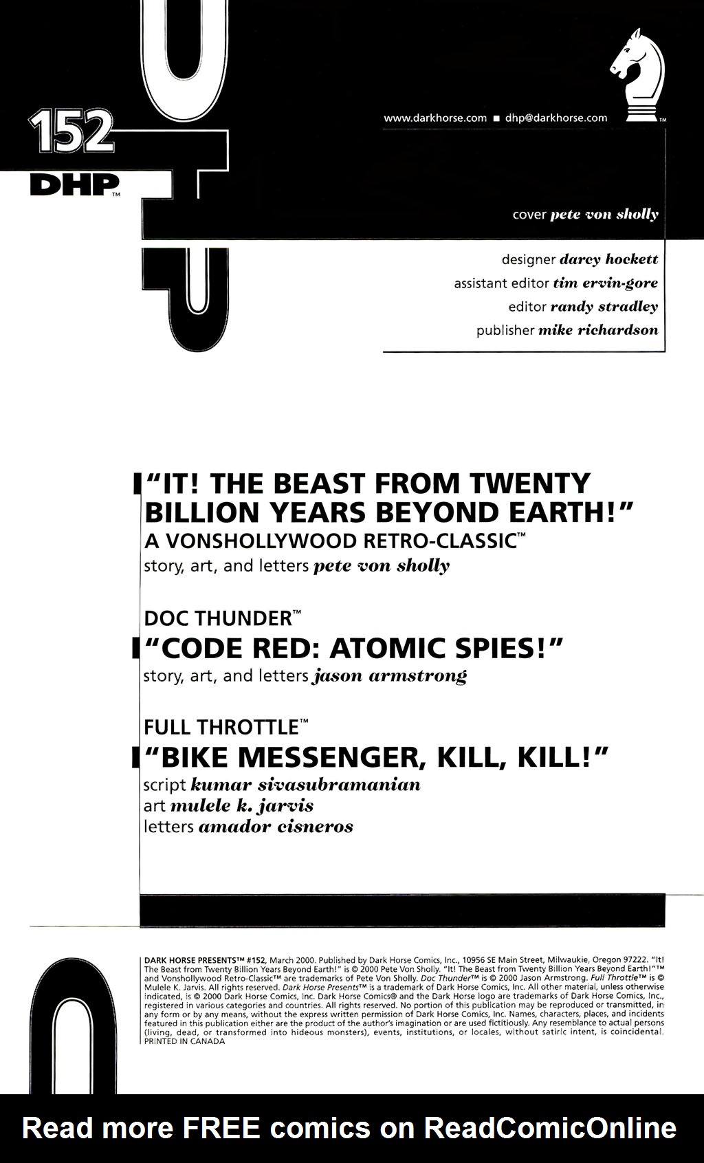 Read online Dark Horse Presents (1986) comic -  Issue #152 - 2