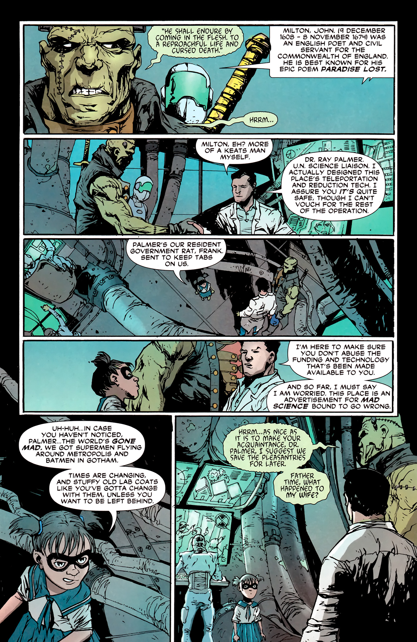 Read online Frankenstein, Agent of S.H.A.D.E. comic -  Issue #1 - 8