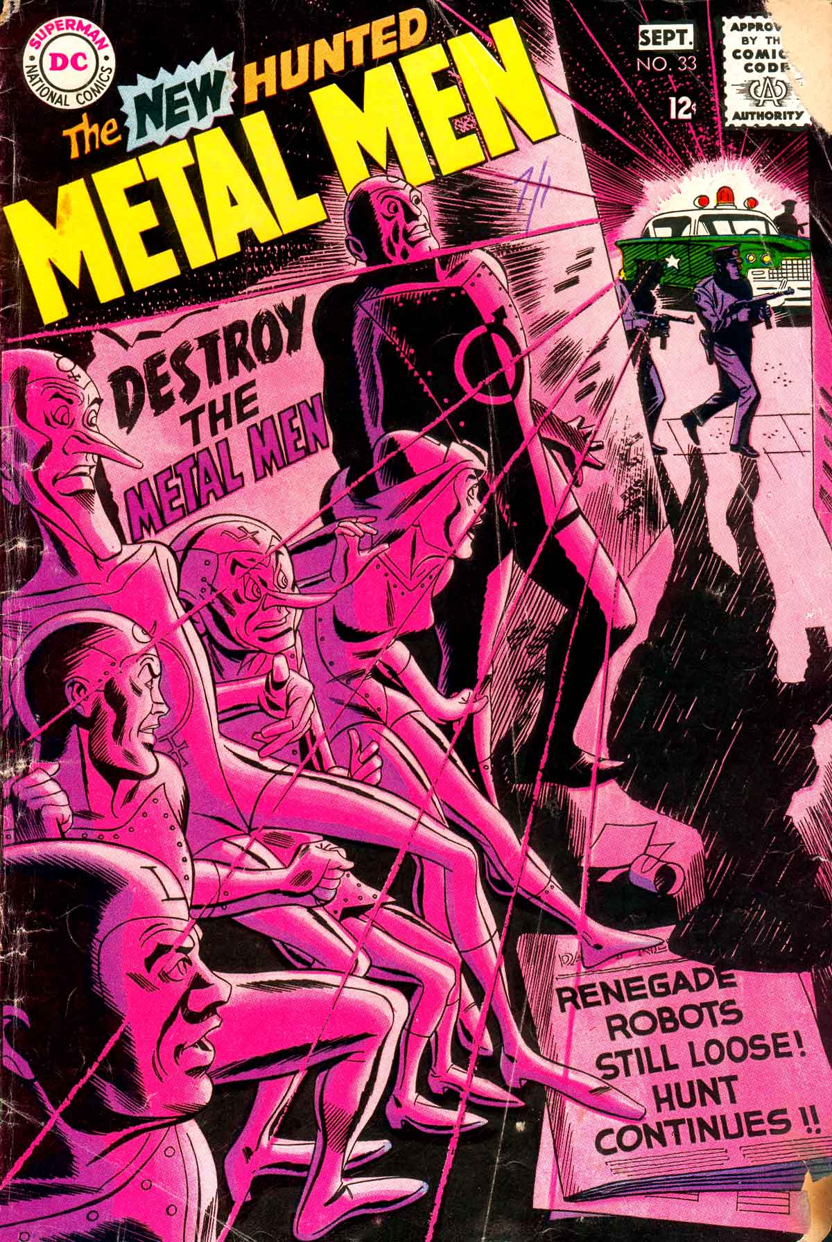 Read online Metal Men (1963) comic -  Issue #33 - 1