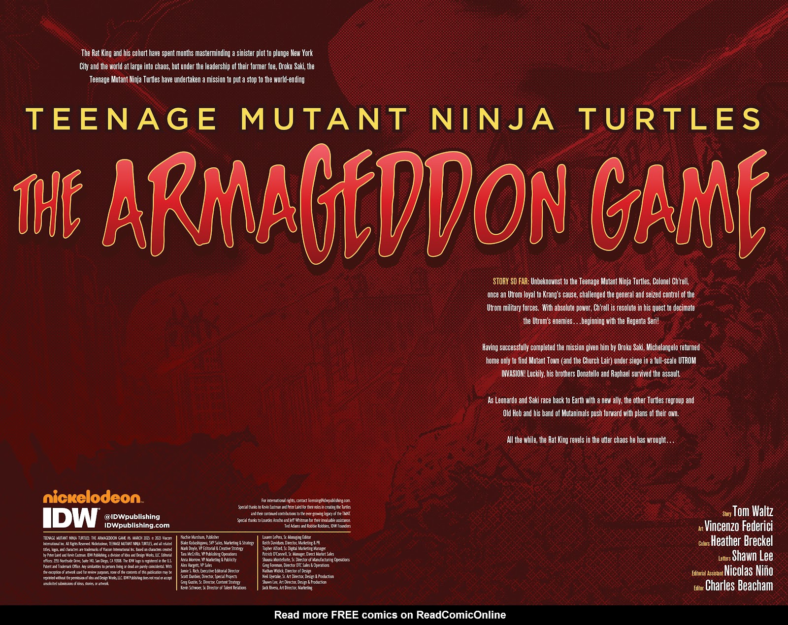 Teenage Mutant Ninja Turtles: The Armageddon Game issue 6 - Page 2