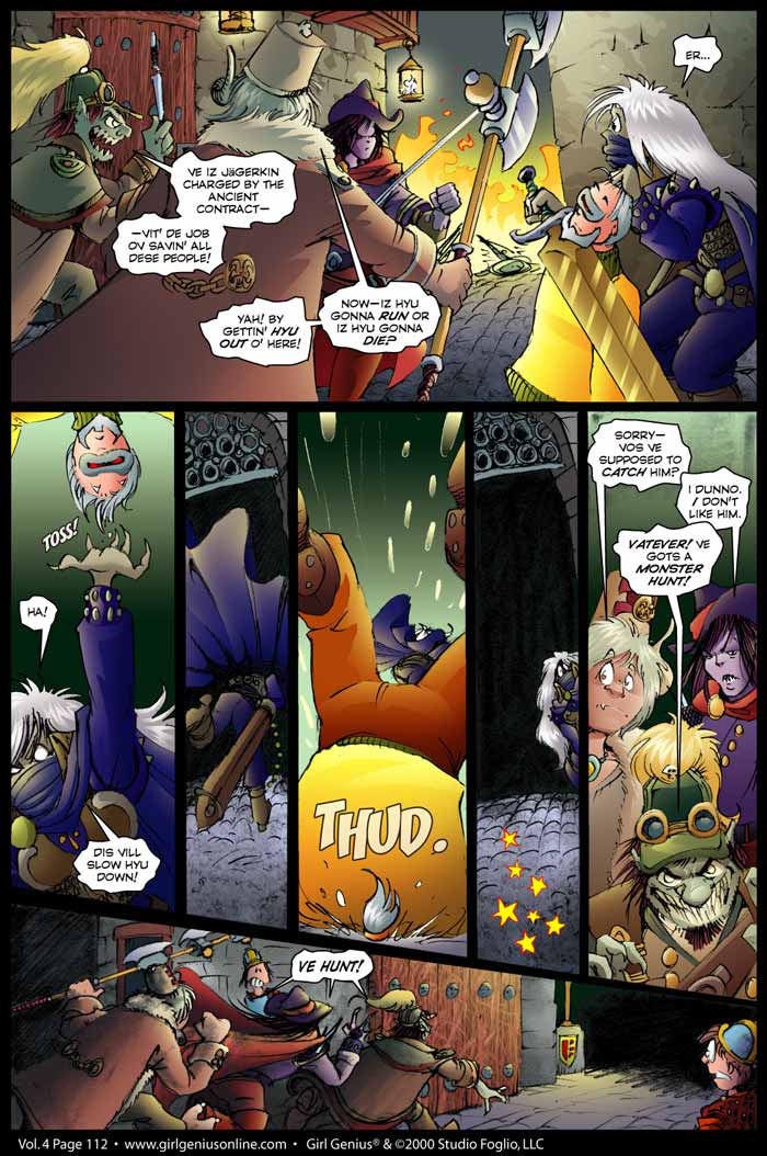 Read online Girl Genius (2002) comic -  Issue #4 - 114