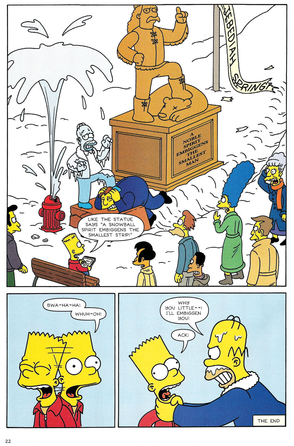 Read online The Simpsons Winter Wingding comic -  Issue #1 - 24