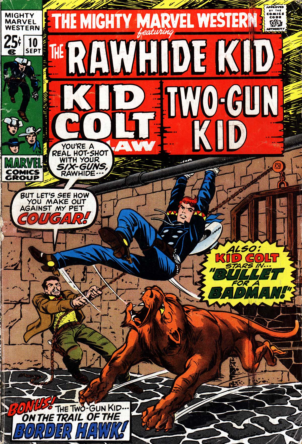 Read online The Mighty Marvel Western comic -  Issue #10 - 1