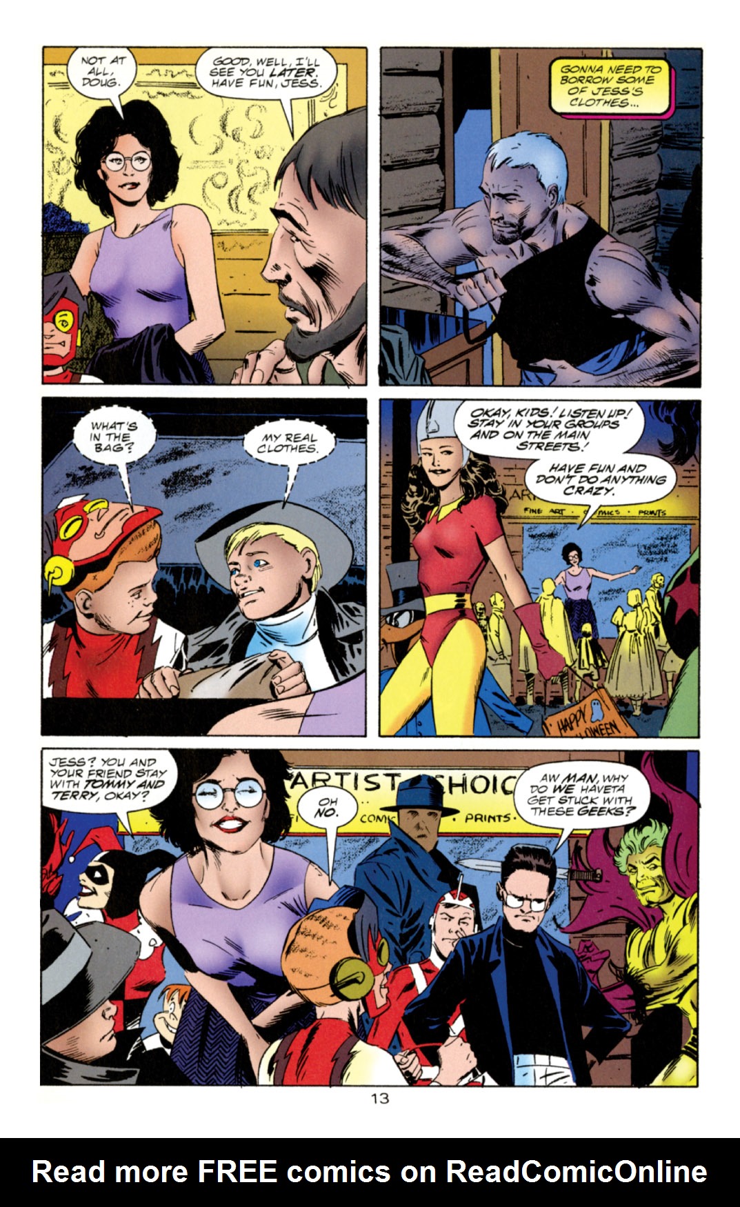 Read online Resurrection Man (1997) comic -  Issue #8 - 14