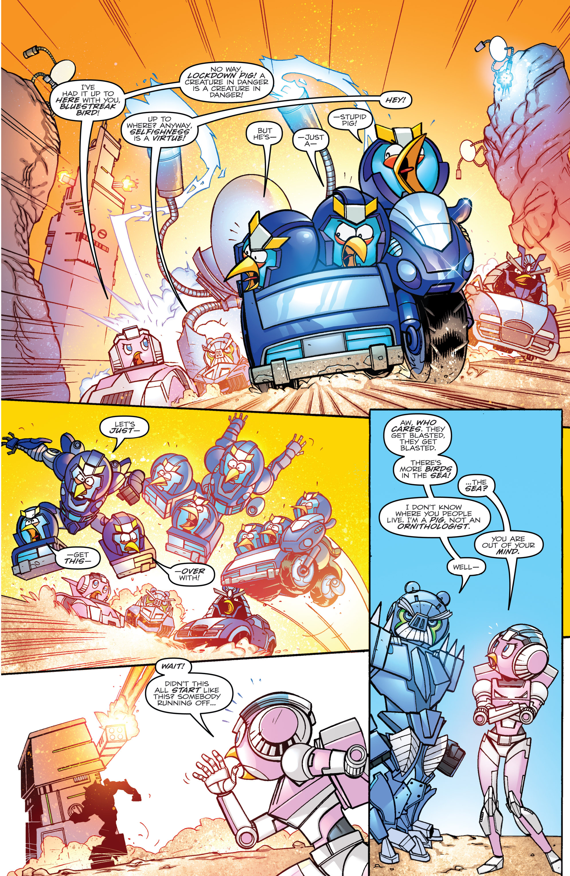 Read online Angry Birds Transformers comic -  Issue #3 - 8