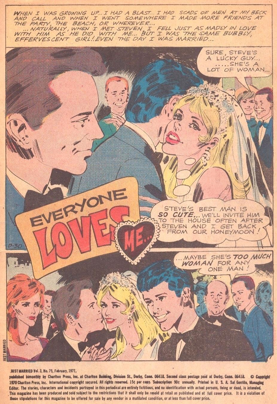 Read online Just Married comic -  Issue #75 - 2