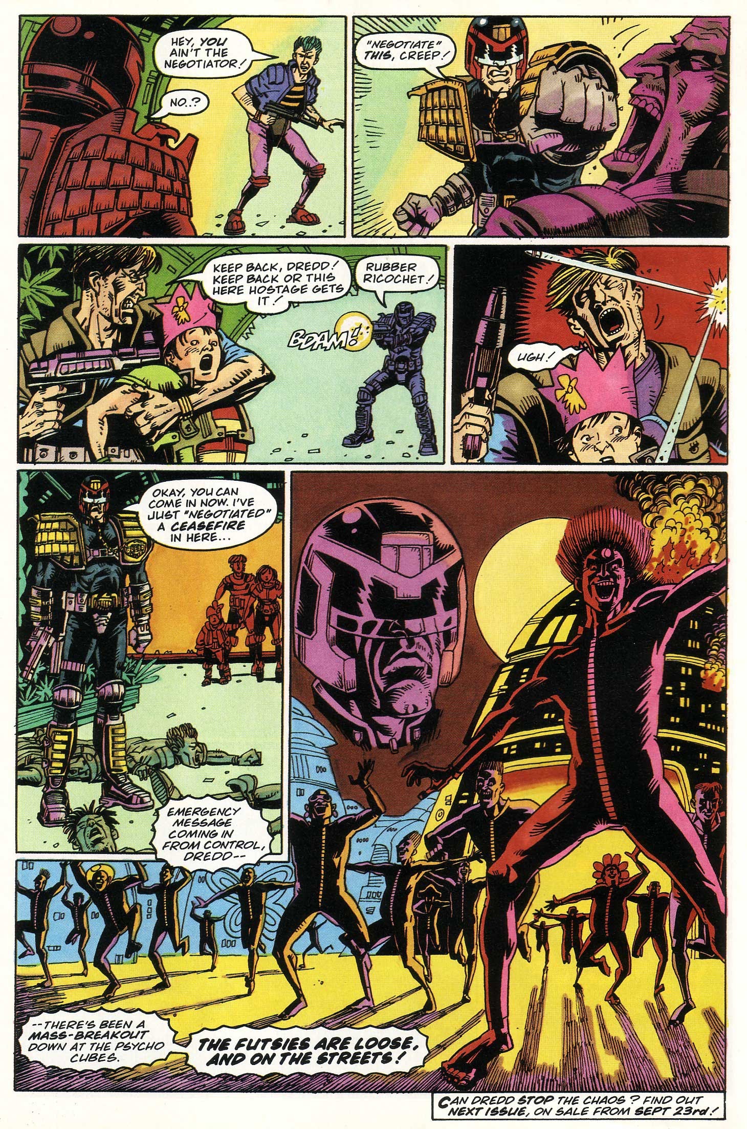 Read online Judge Dredd Lawman of the Future comic -  Issue #5 - 33