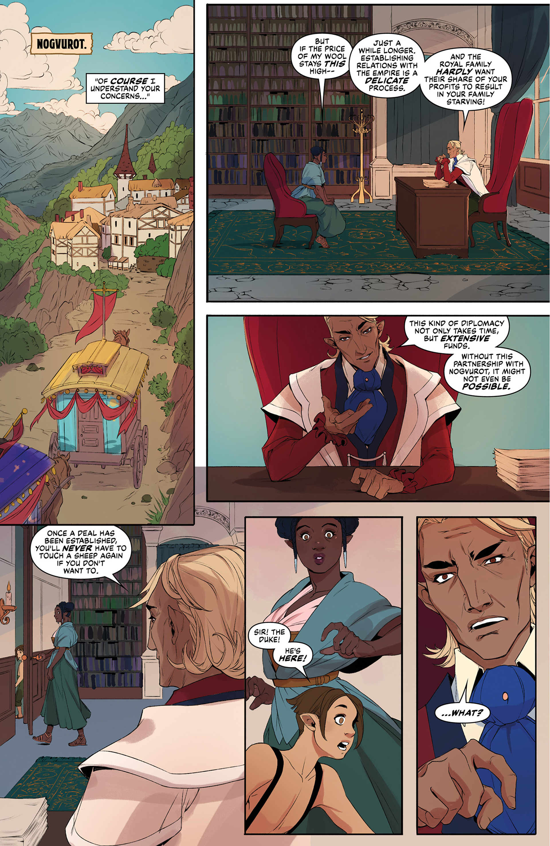 Read online Critical Role: The Mighty Nein Origins - Mollymauk Tealeaf comic -  Issue # Full - 46