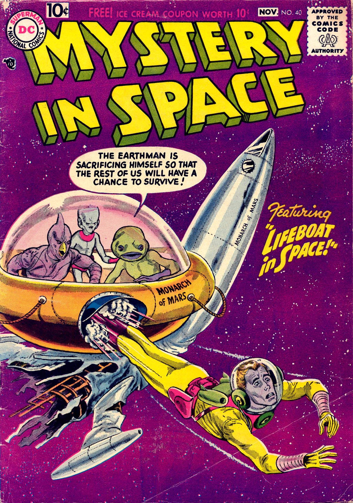 Read online Mystery in Space (1951) comic -  Issue #40 - 1