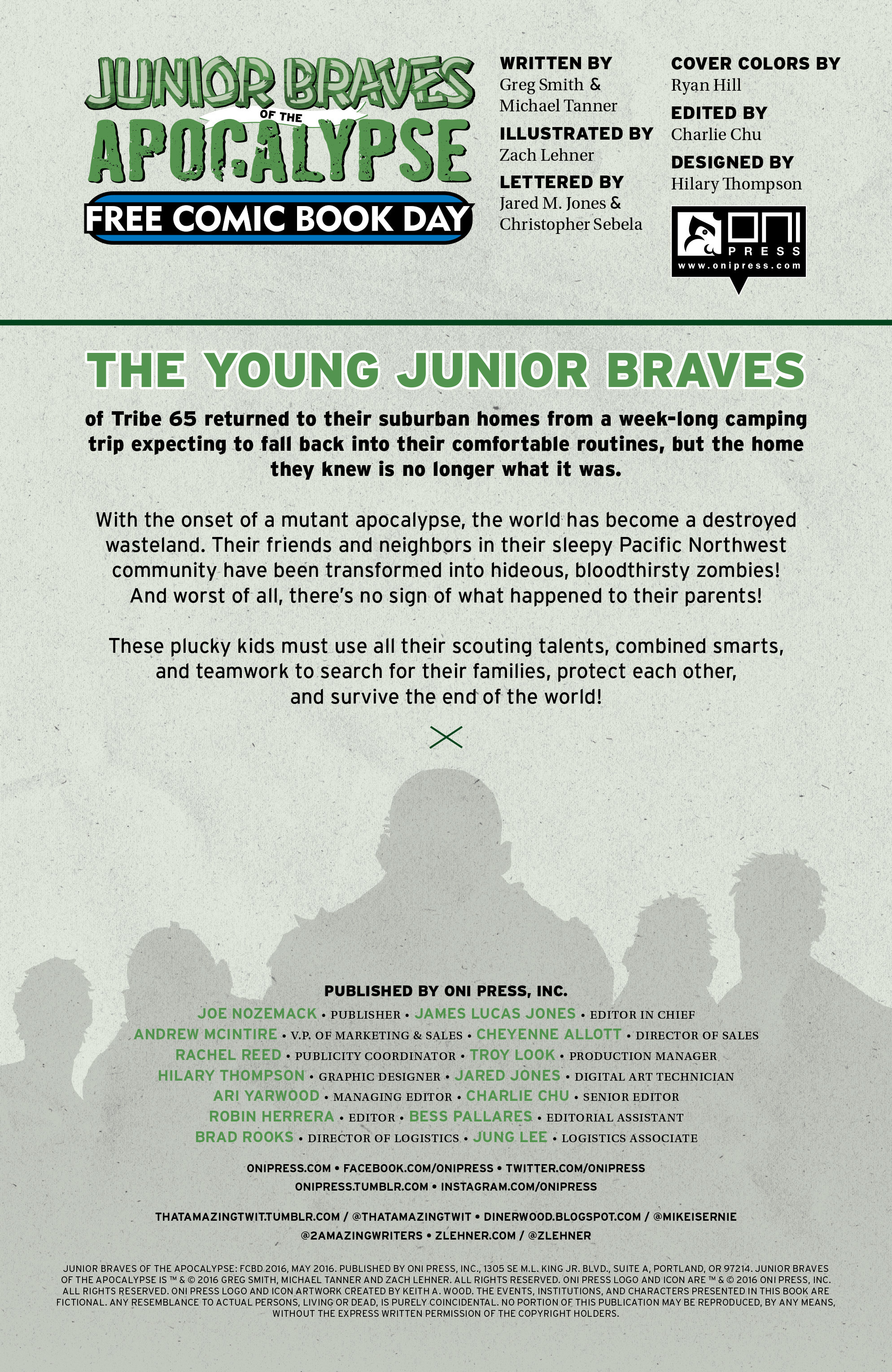 Read online Free Comic Book Day 2016 comic -  Issue # Junior Braves of the Apocalypse - 2