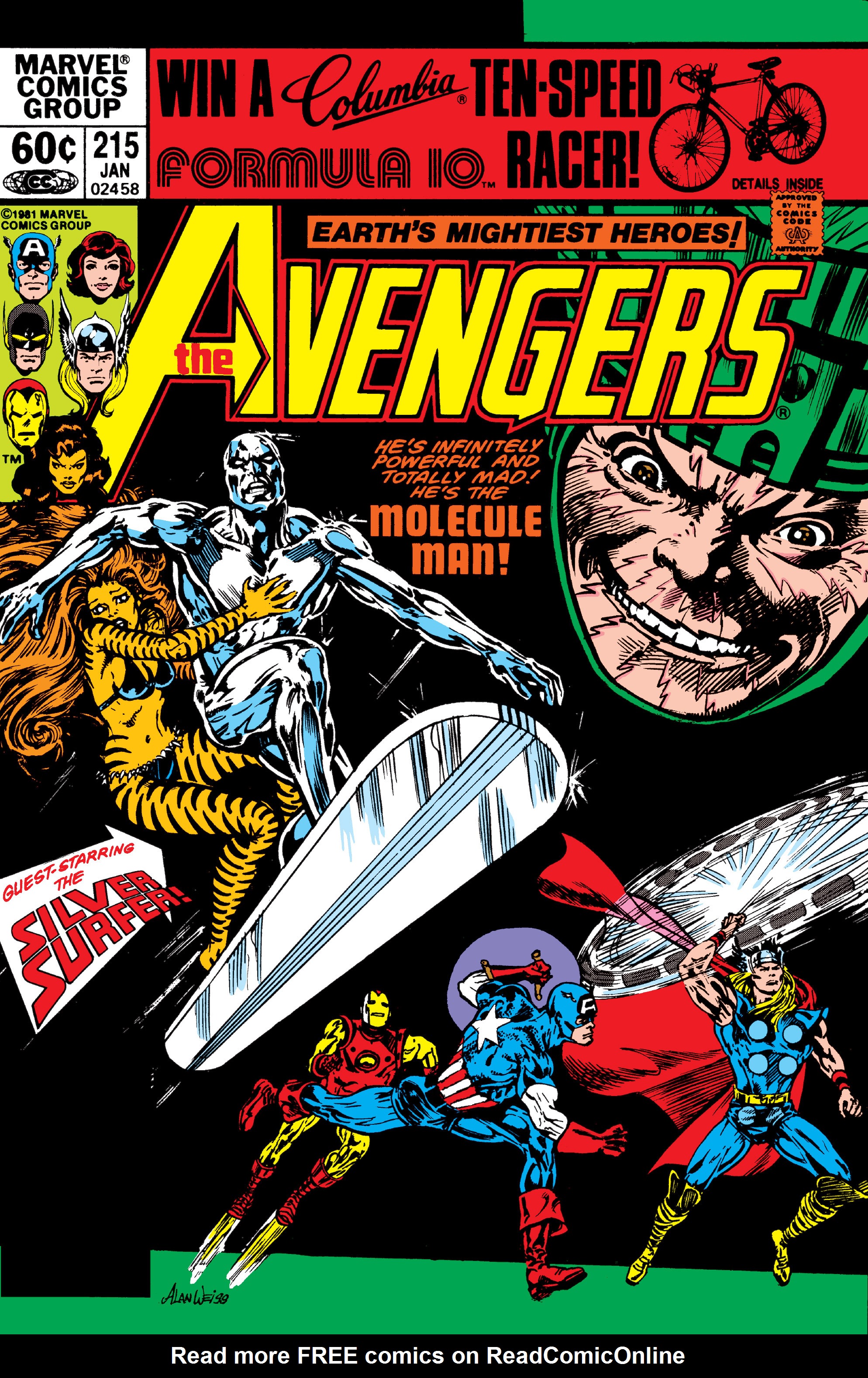 Read online The Avengers (1963) comic -  Issue #215 - 1