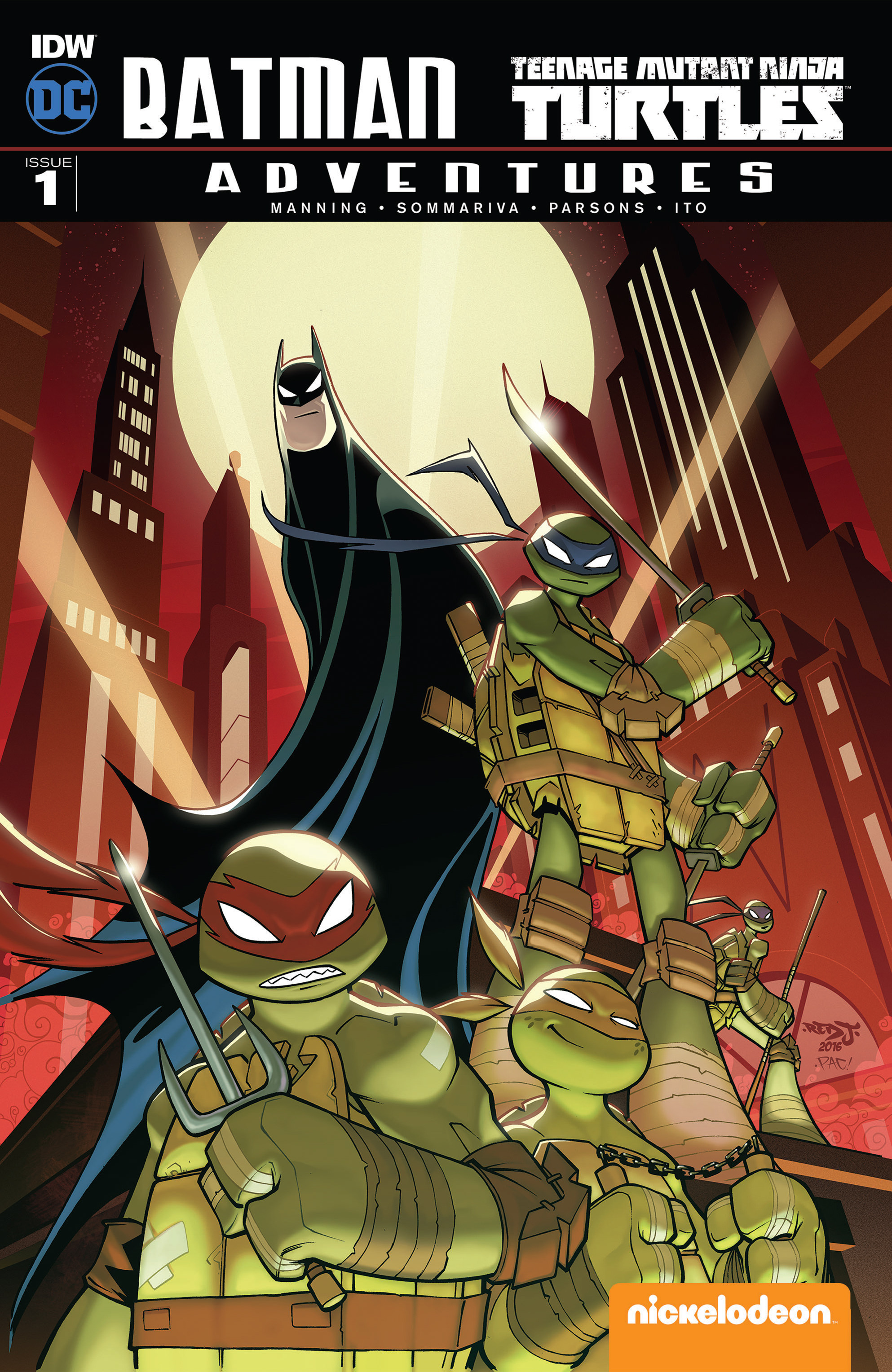 Read online Batman/Teenage Mutant Ninja Turtles Adventure comic -  Issue #1 - 1