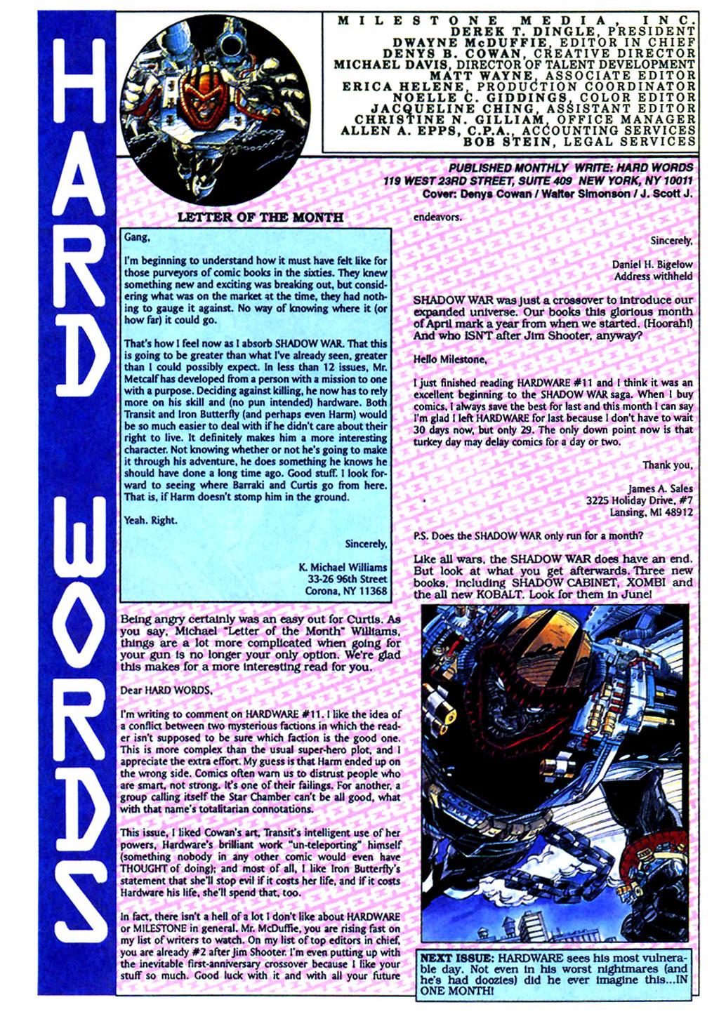 Read online Hardware comic -  Issue #14 - 23