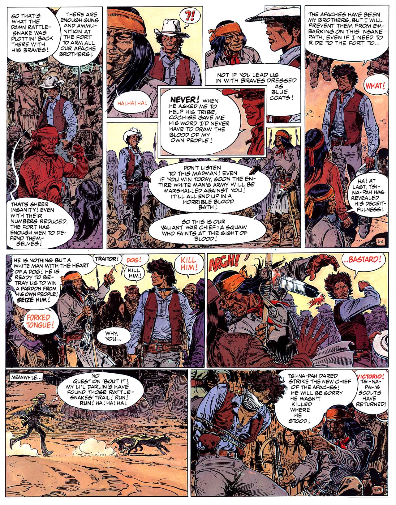 Read online Epic Graphic Novel: Blueberry comic -  Issue #3 - 91