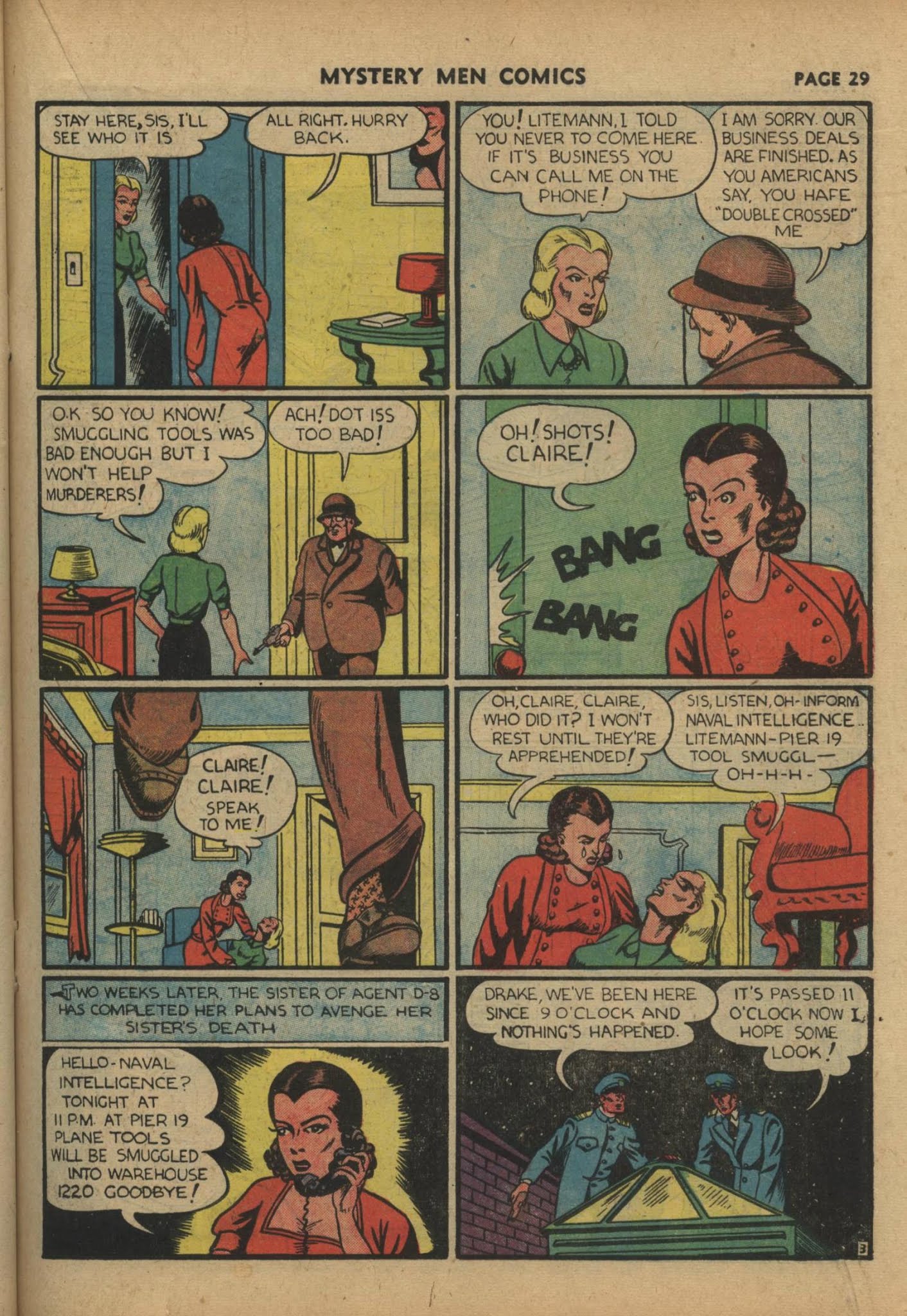 Read online Mystery Men Comics comic -  Issue #19 - 31