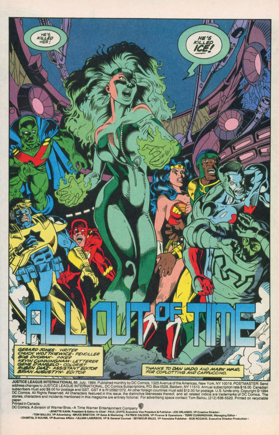 Read online Justice League International (1993) comic -  Issue #66 - 2