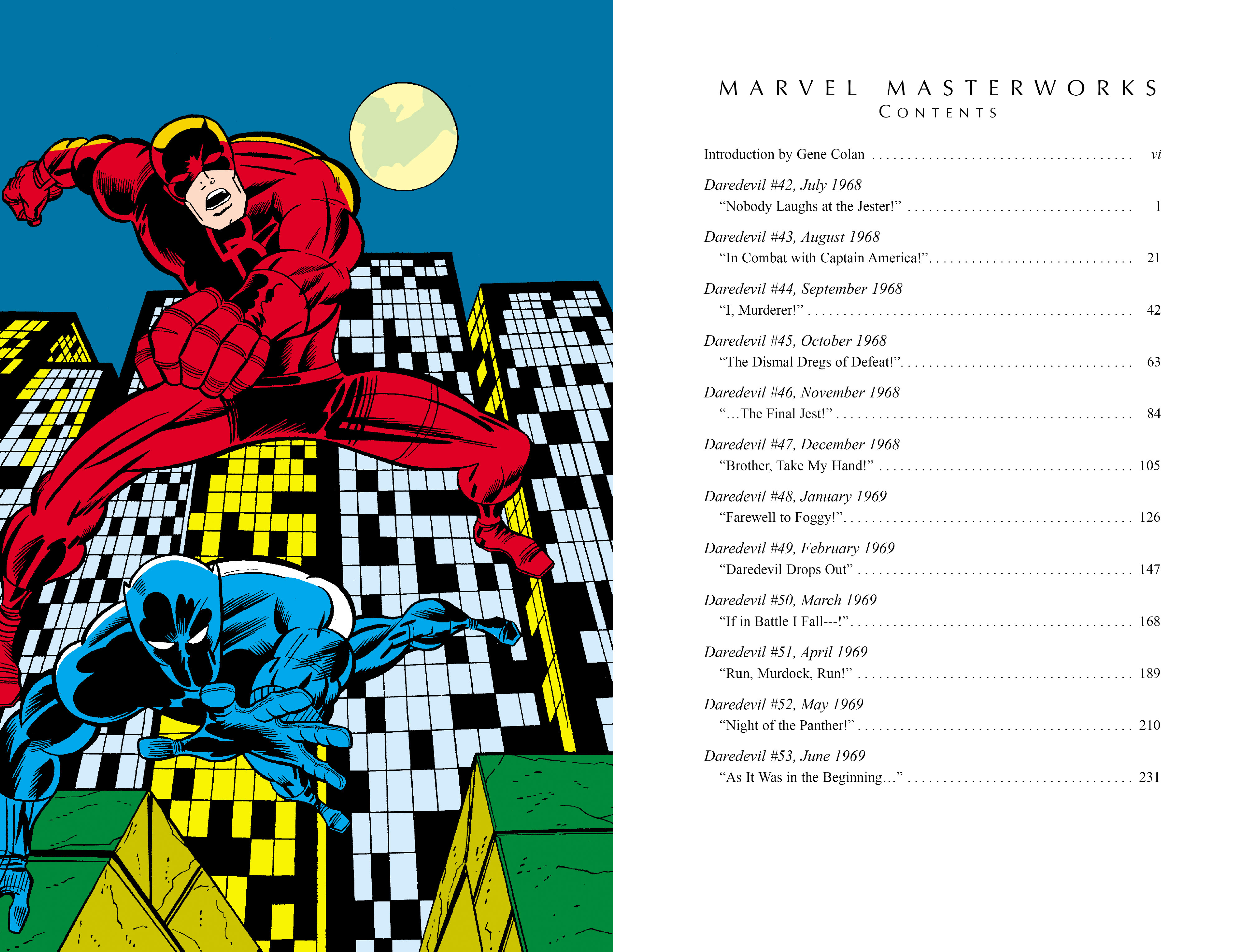 Read online Marvel Masterworks: Daredevil comic -  Issue # TPB 5 (Part 1) - 4