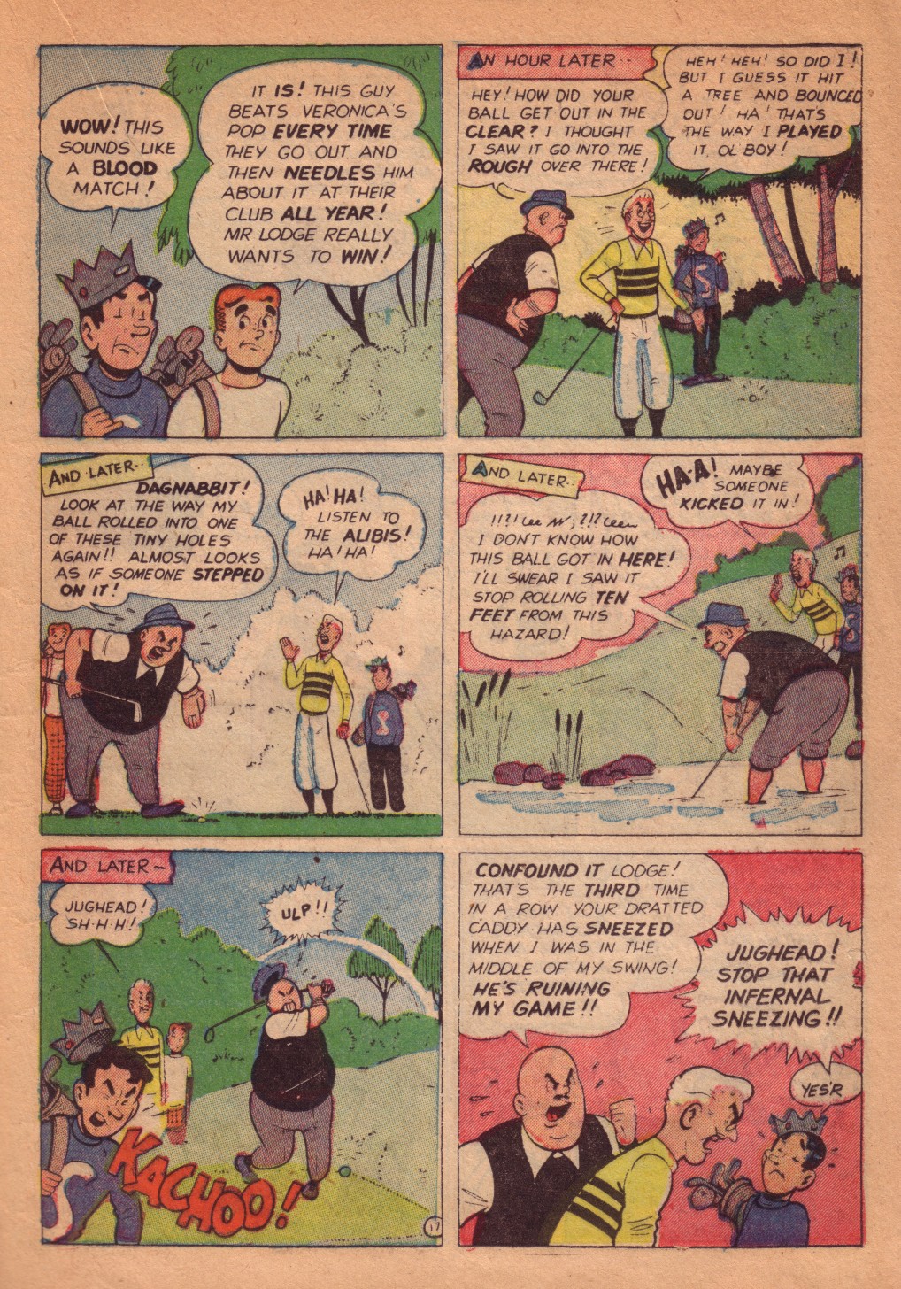 Read online Archie's Pal Jughead comic -  Issue #8 - 17