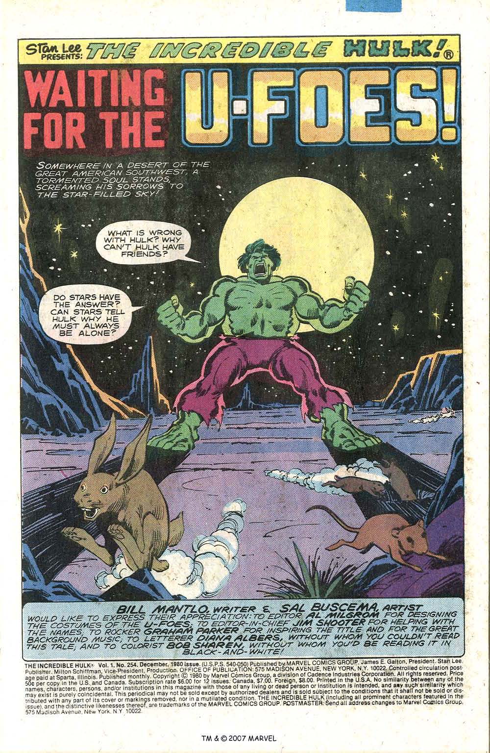 Read online The Incredible Hulk (1968) comic -  Issue #254 - 3