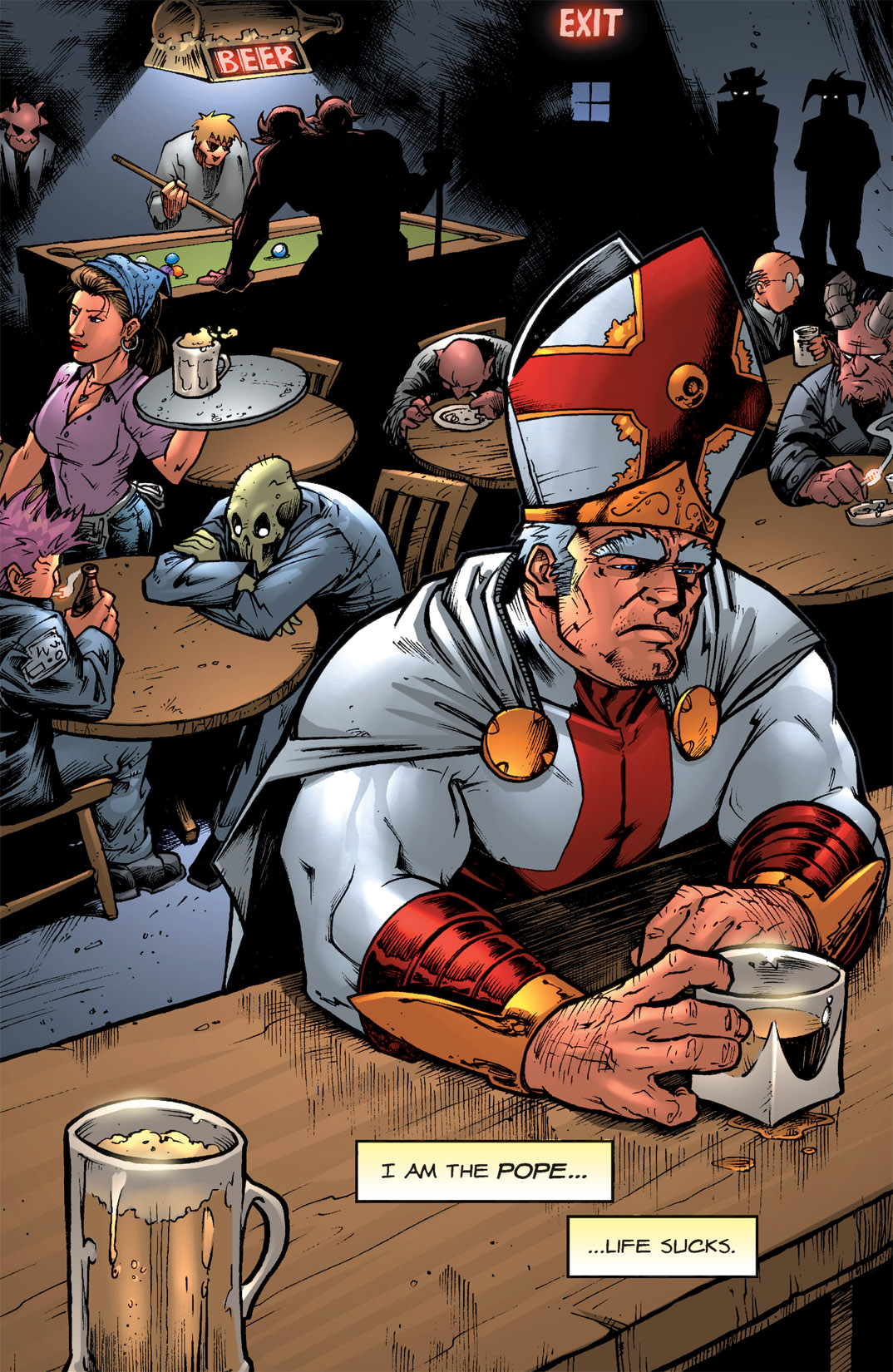 Read online Battle Pope comic -  Issue #7 - 2