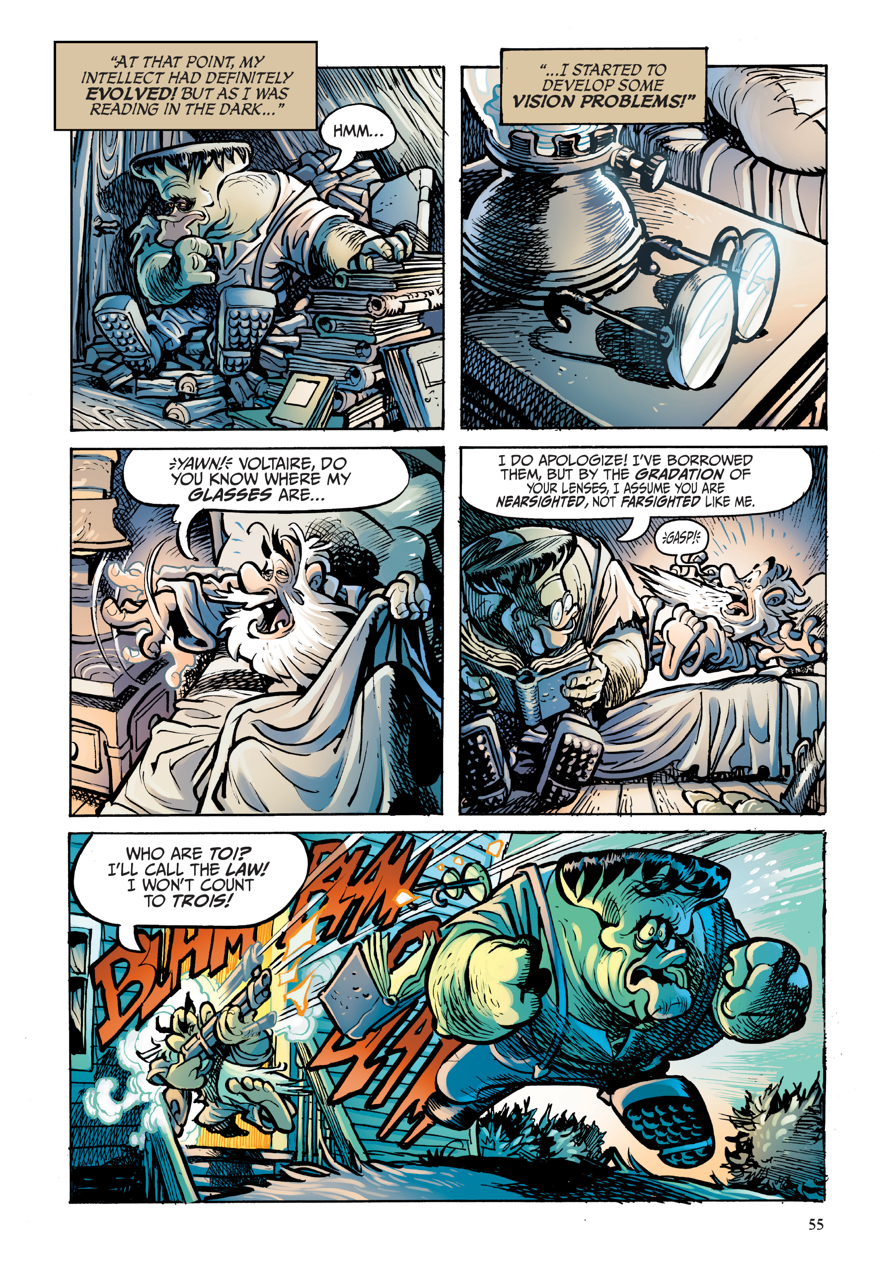Read online Disney Frankenstein, Starring Donald Duck comic -  Issue # TPB - 55