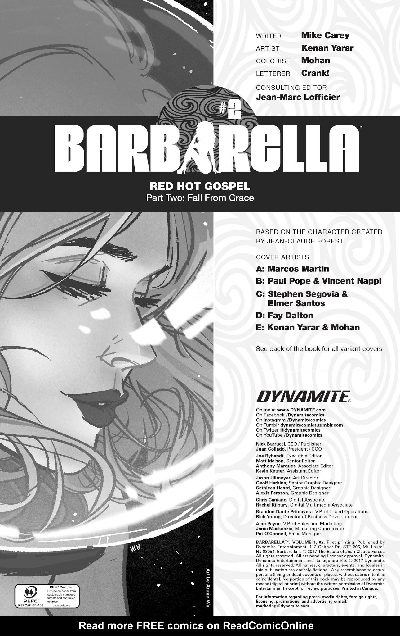 Read online Barbarella (2017) comic -  Issue #2 - 2