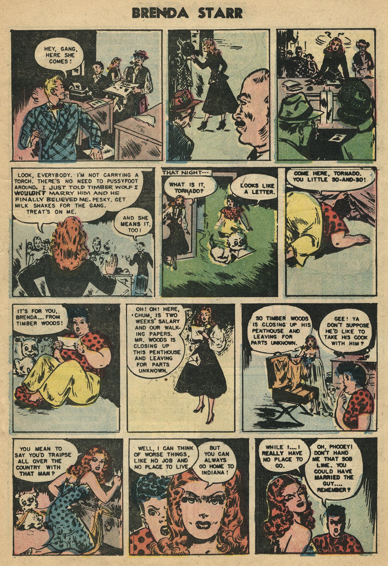 Read online Brenda Starr (1948) comic -  Issue #14 - 21