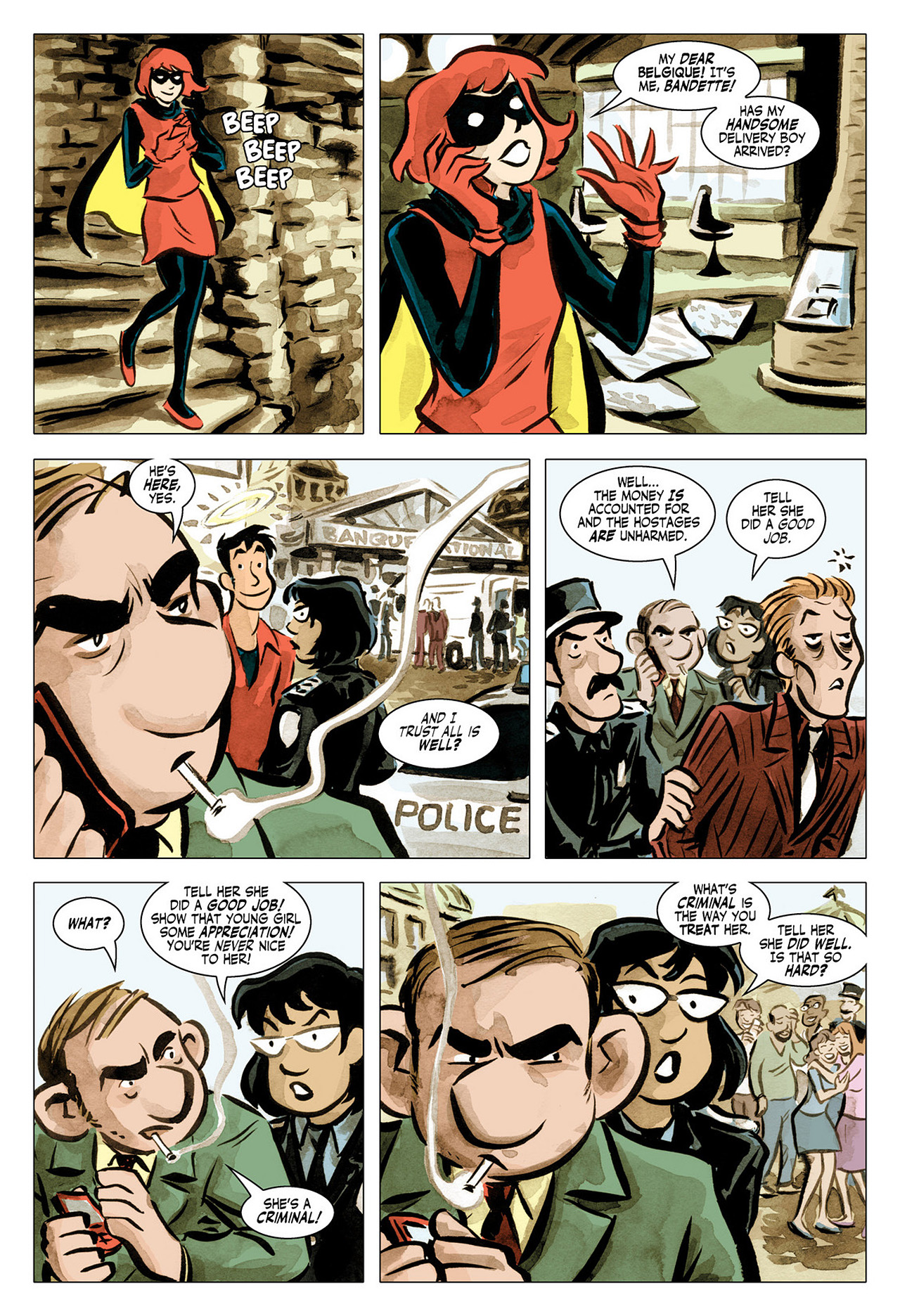 Read online Bandette (2012) comic -  Issue #2 - 13